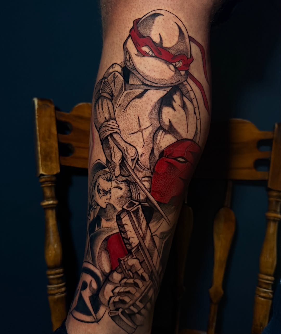 Tattoo by @strangecxncept — dotwork, realism
