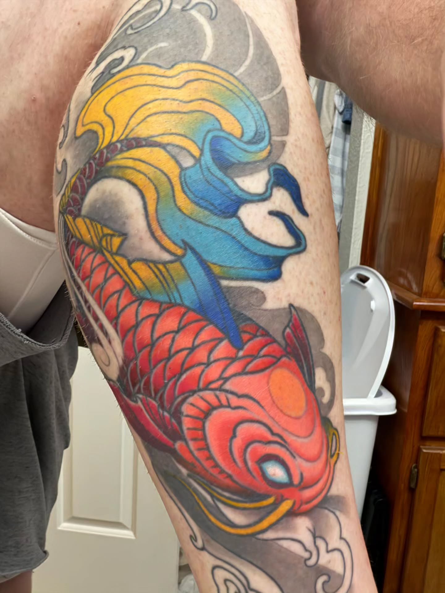Tattoo by @shaunflinn_tattoos — american_traditional, japanese_irezumi