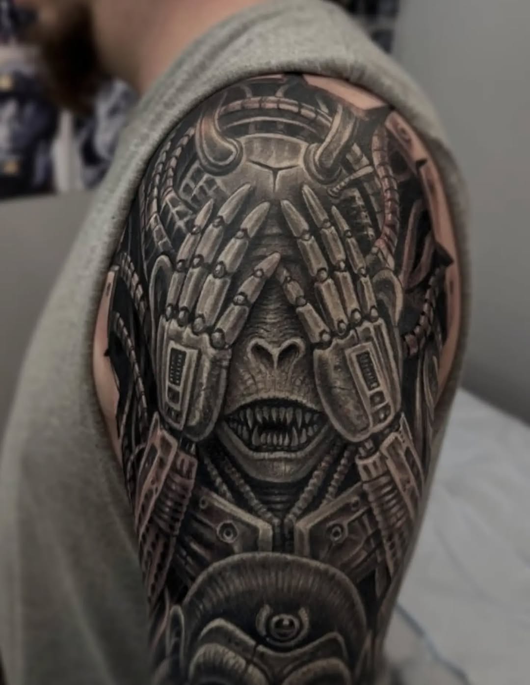 Tattoo by @tokarev_igor_tattoo — realism, dark_realism
