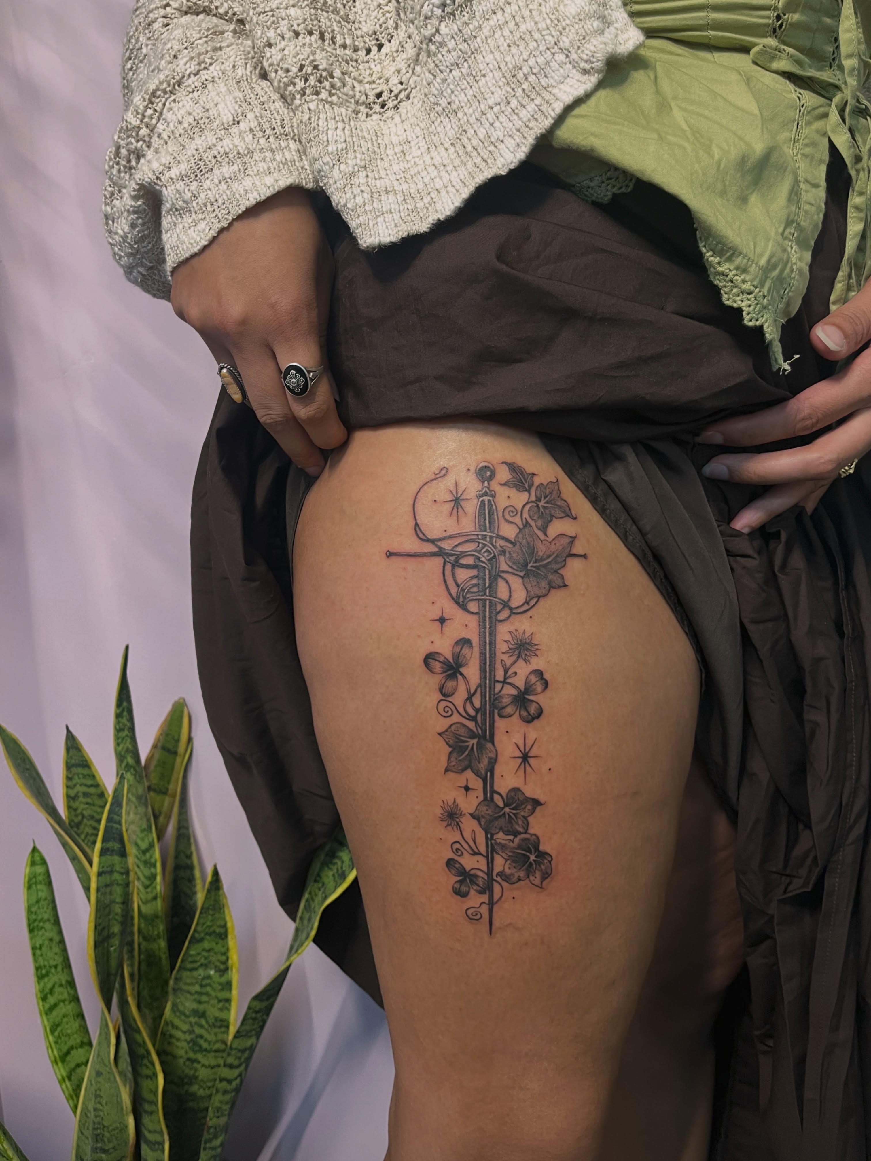 Tattoo by @little___altars โ black_and_grey