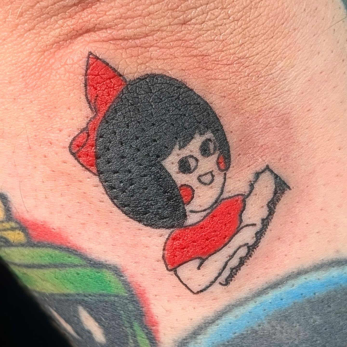 Tattoo by @_punkroctopus — dotwork