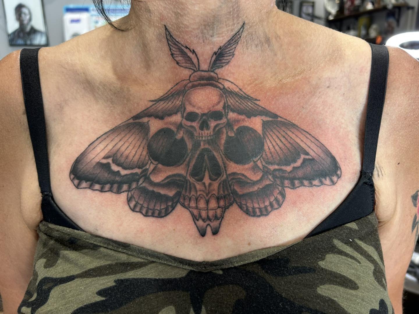 Tattoo by @darren_room5_spencer — black_and_grey