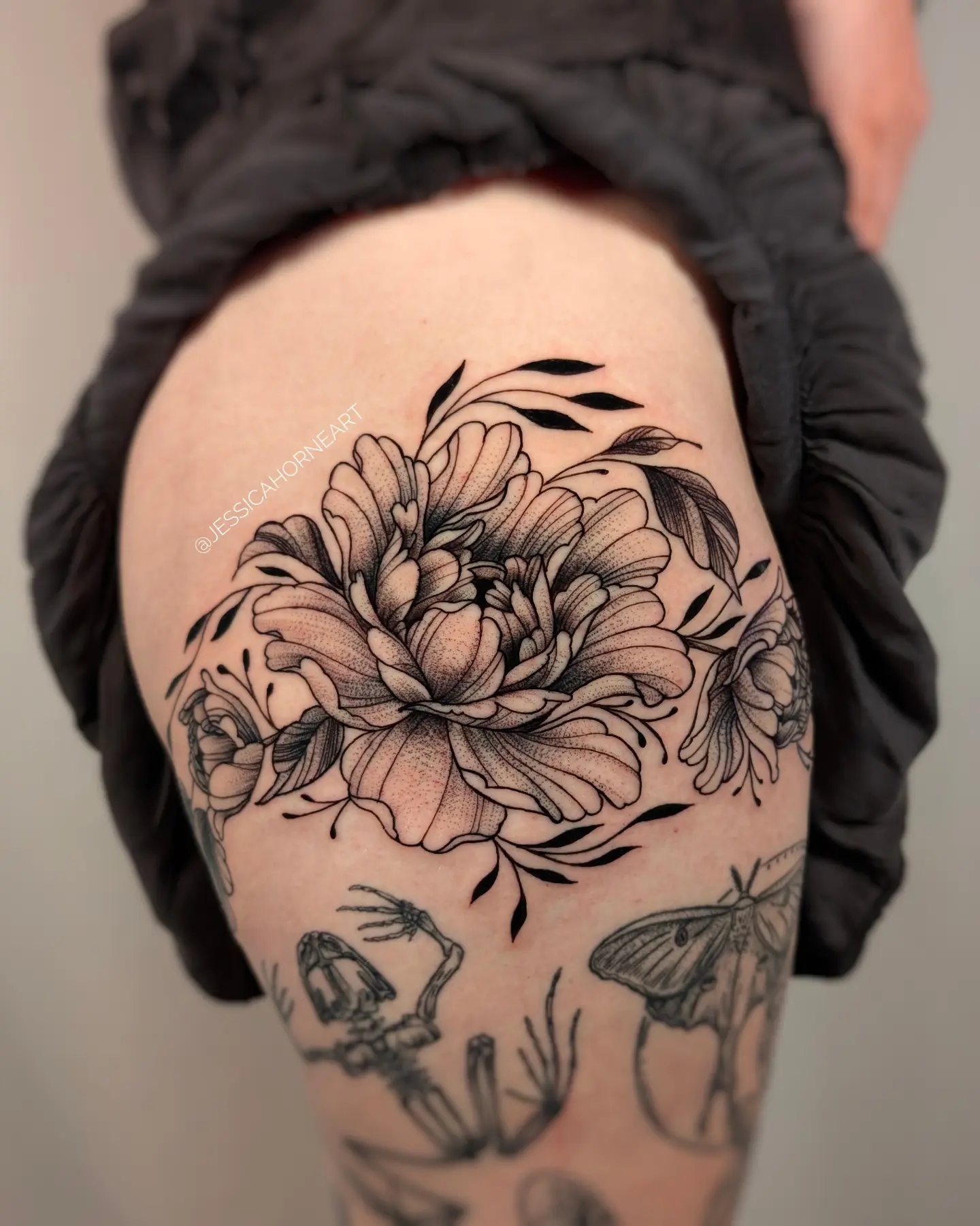 Tattoo by @jessicahorneart β black_and_grey, realism
