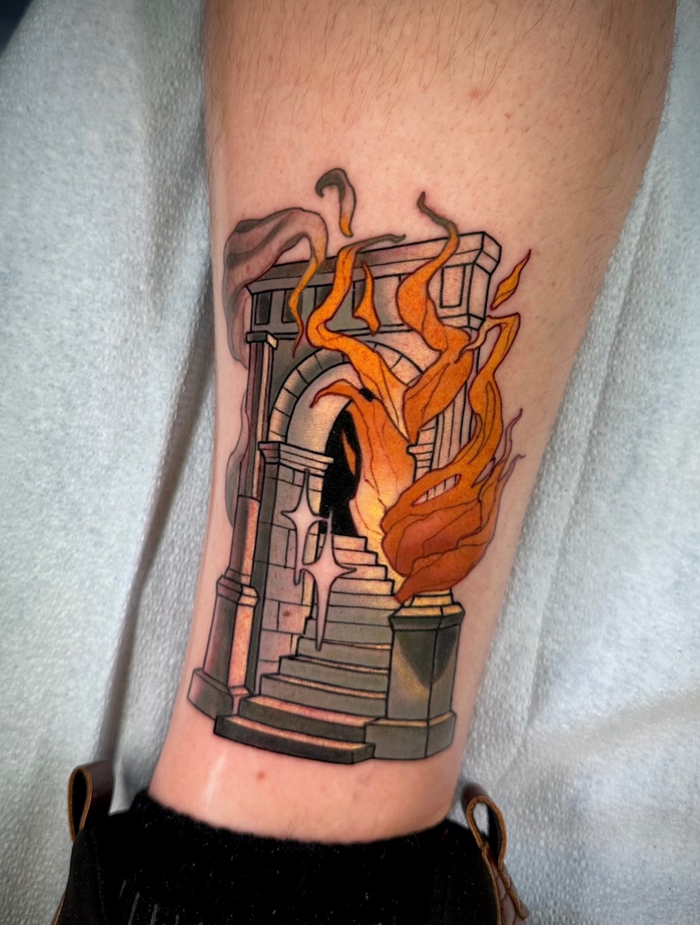Tattoo by @teddigarsontattoos — realism, dotwork