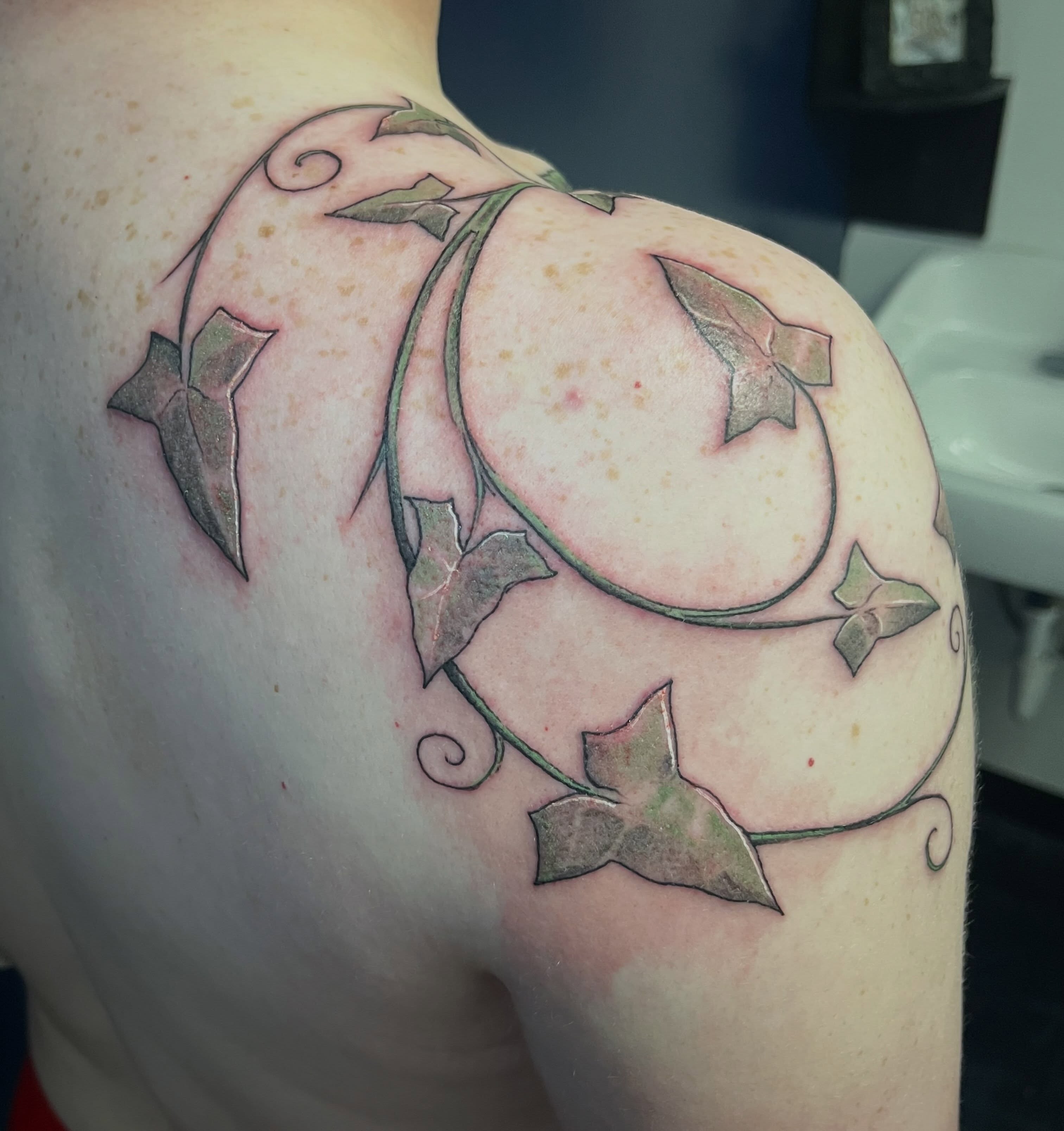Tattoo by @necro_comicon — ornamental