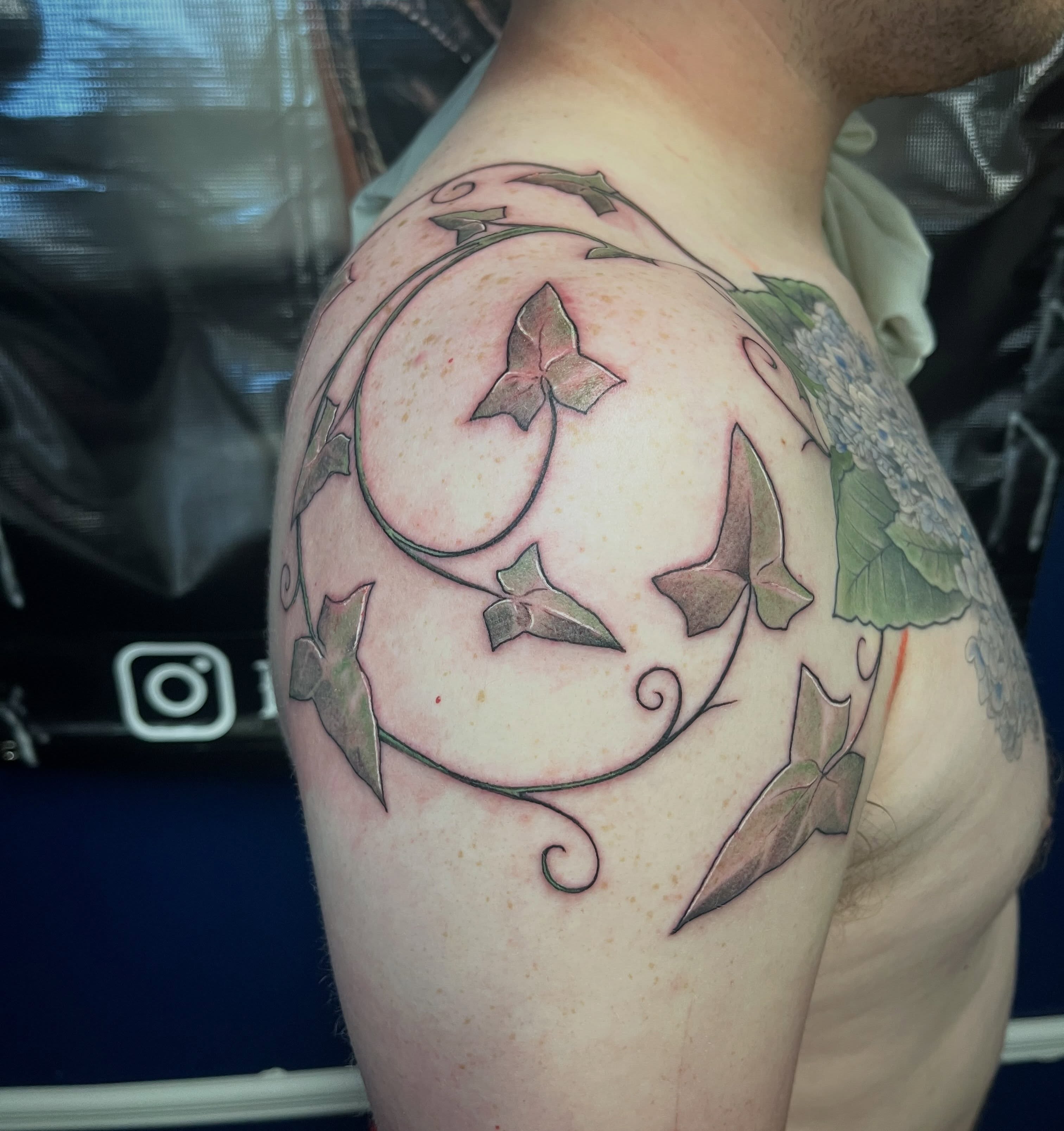 Tattoo by @necro_comicon — ornamental