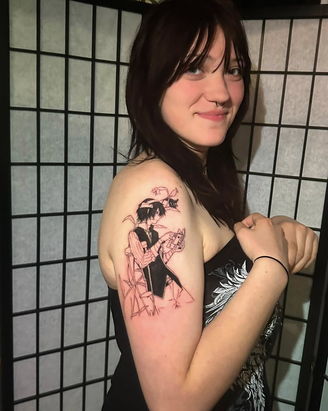 Tattoo by @permagrafix — anime