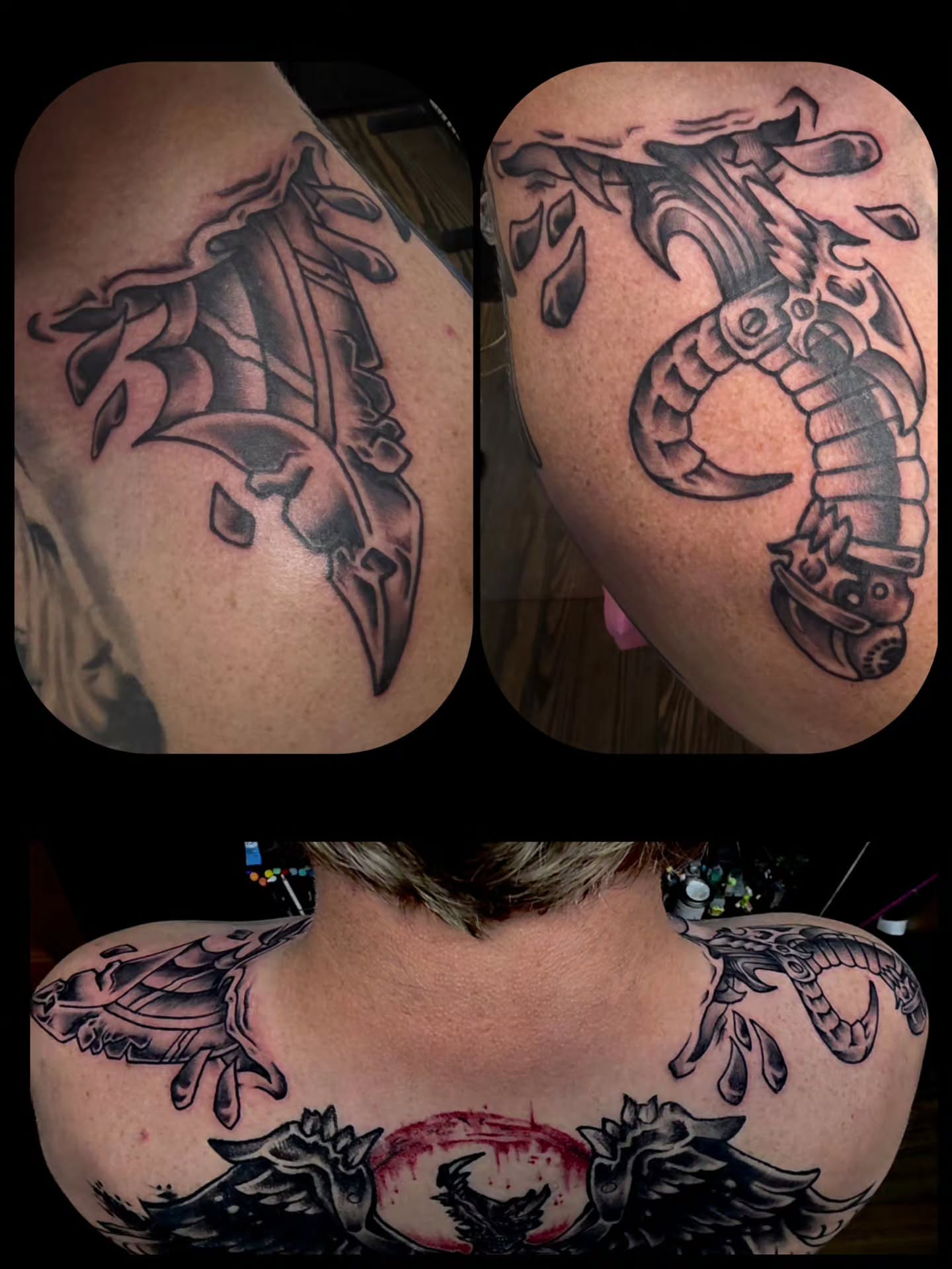 Tattoo by @moe_inkz — black_and_grey