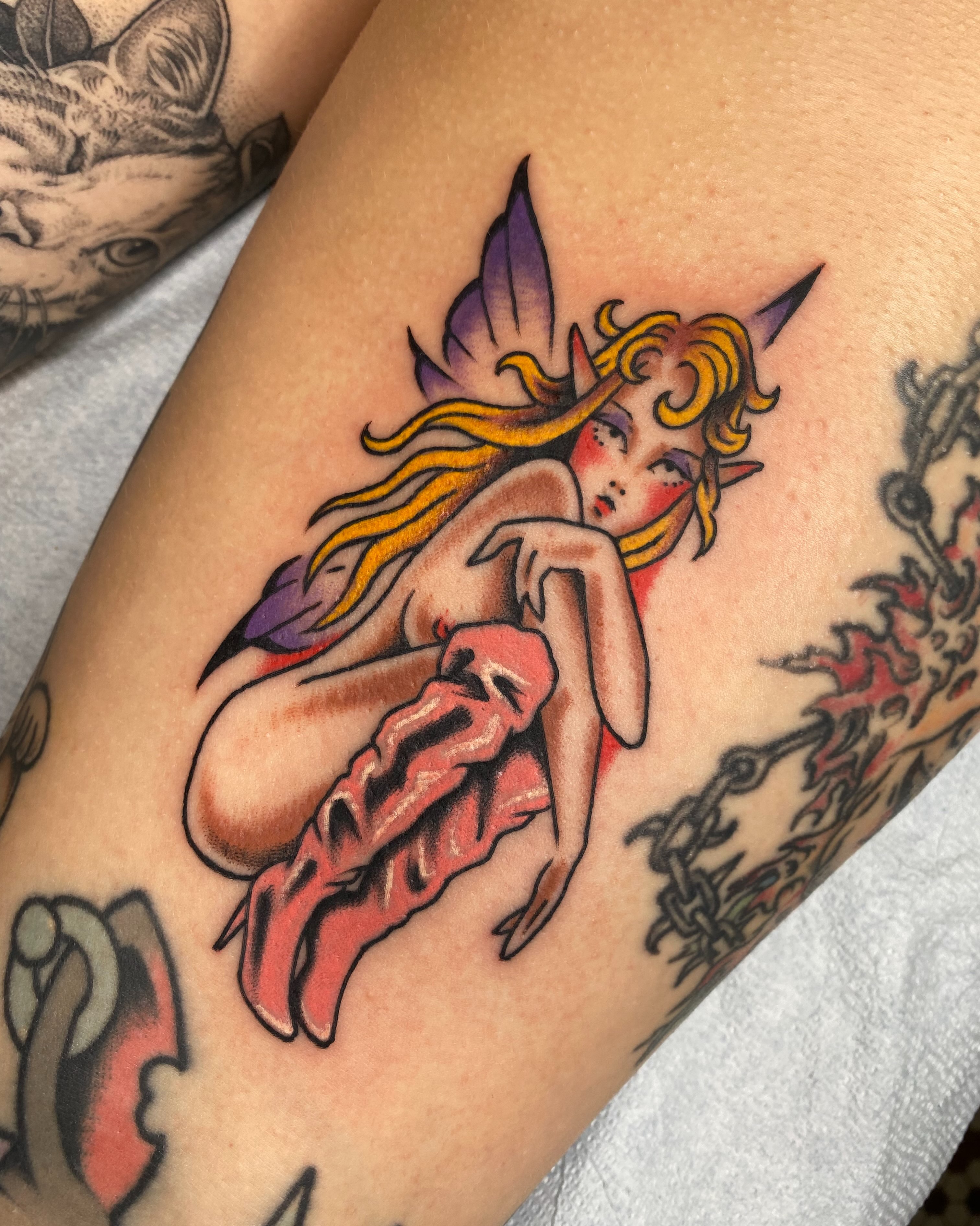 Tattoo by @morgana.sutherland — american_traditional
