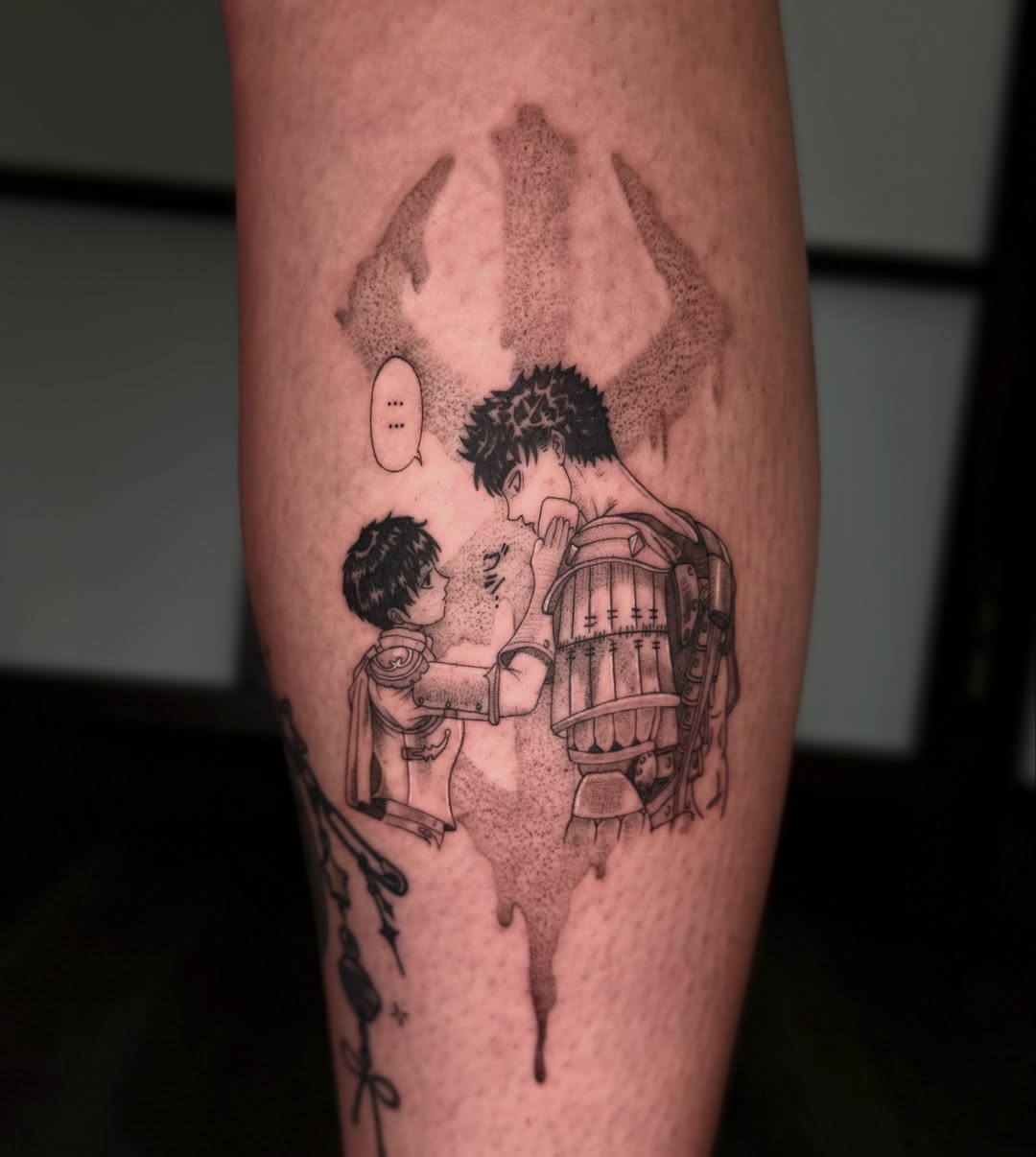 Tattoo by @puratinta4u — dotwork