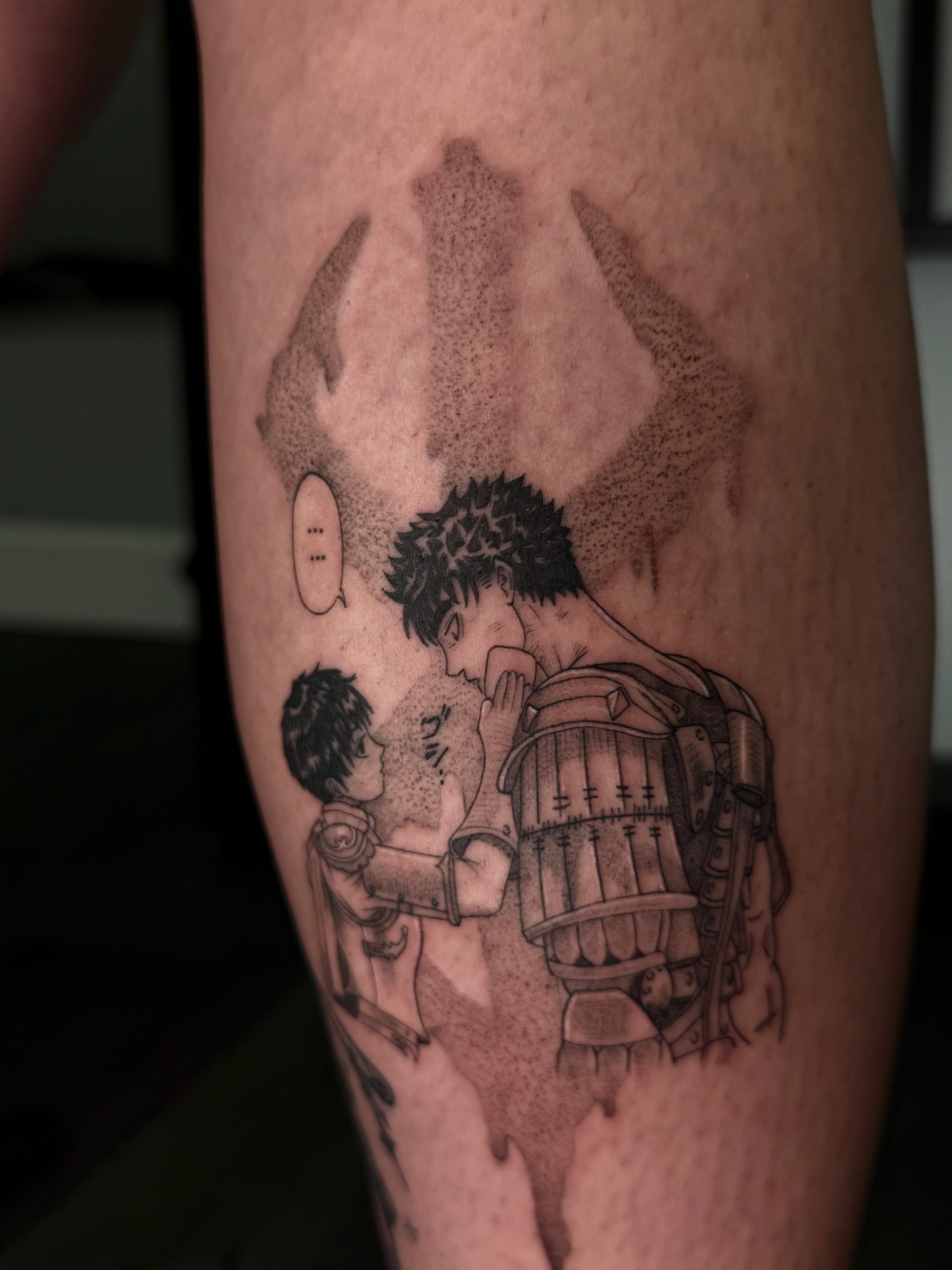 Tattoo by @puratinta4u — dotwork, black_and_grey