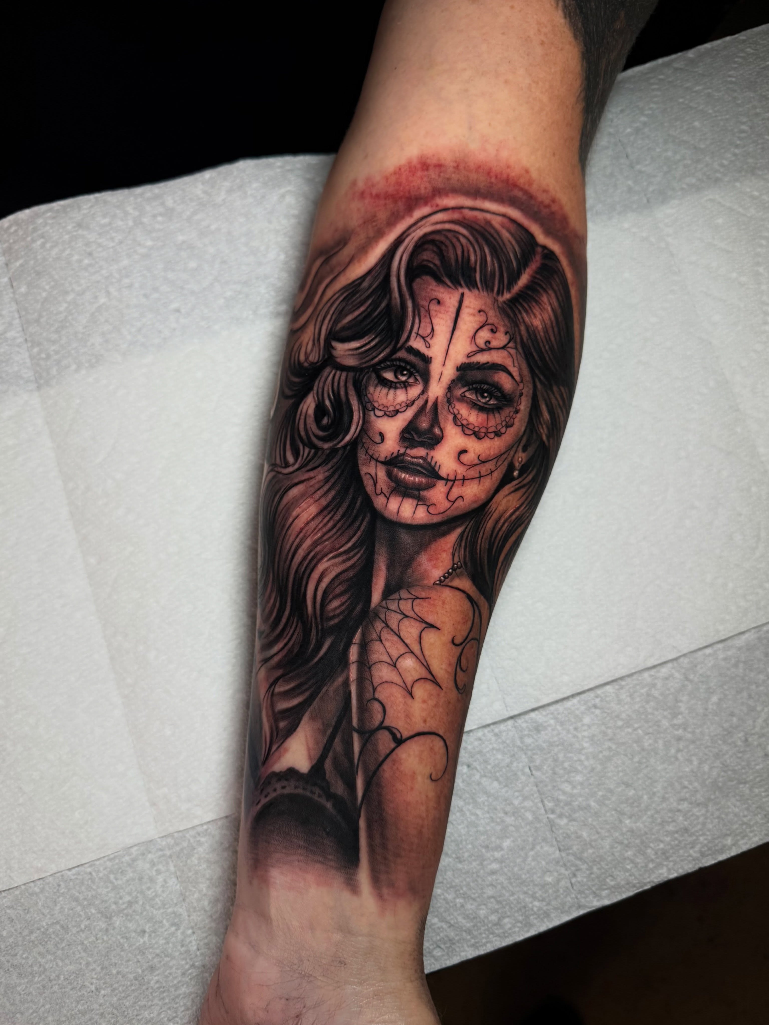 Tattoo by @tattedbyhood — realism, black_and_grey