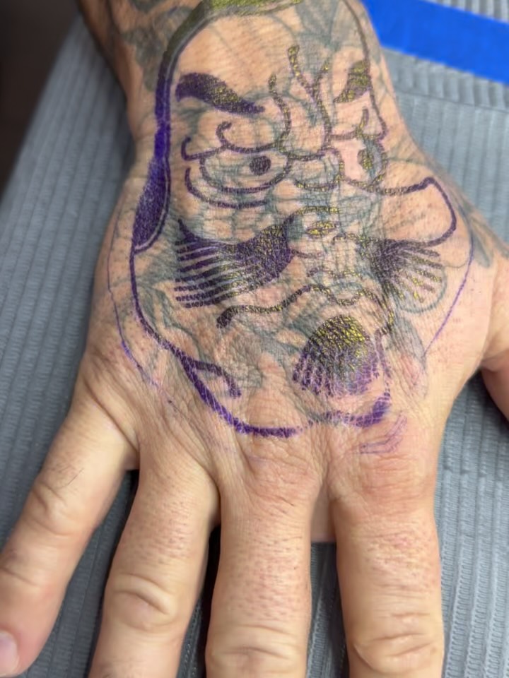 Tattoo by @galena.tattooer — dotwork