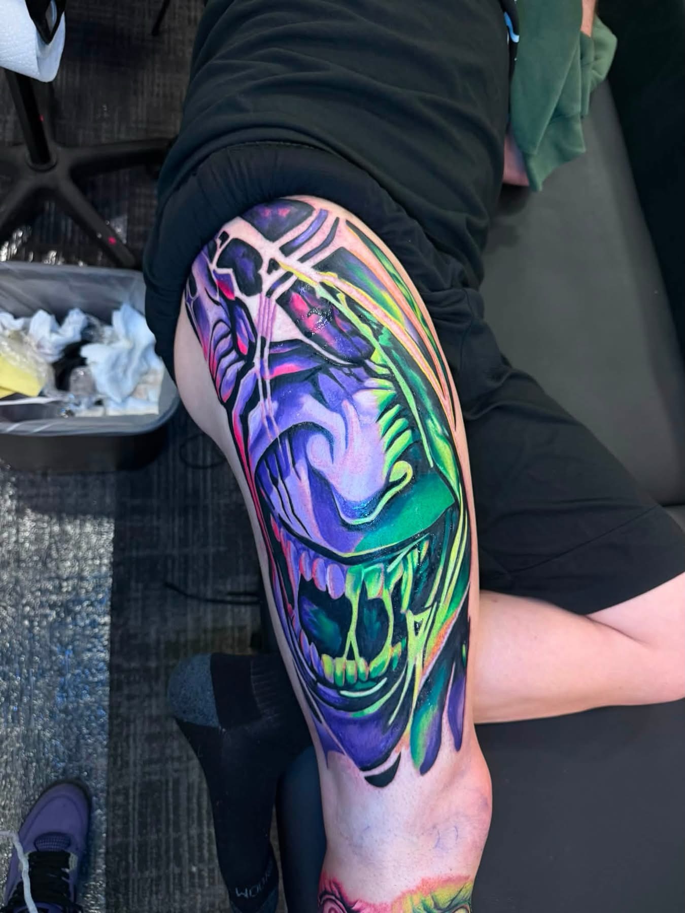 Tattoo by @kenzi.tattoo — new_school, geometric