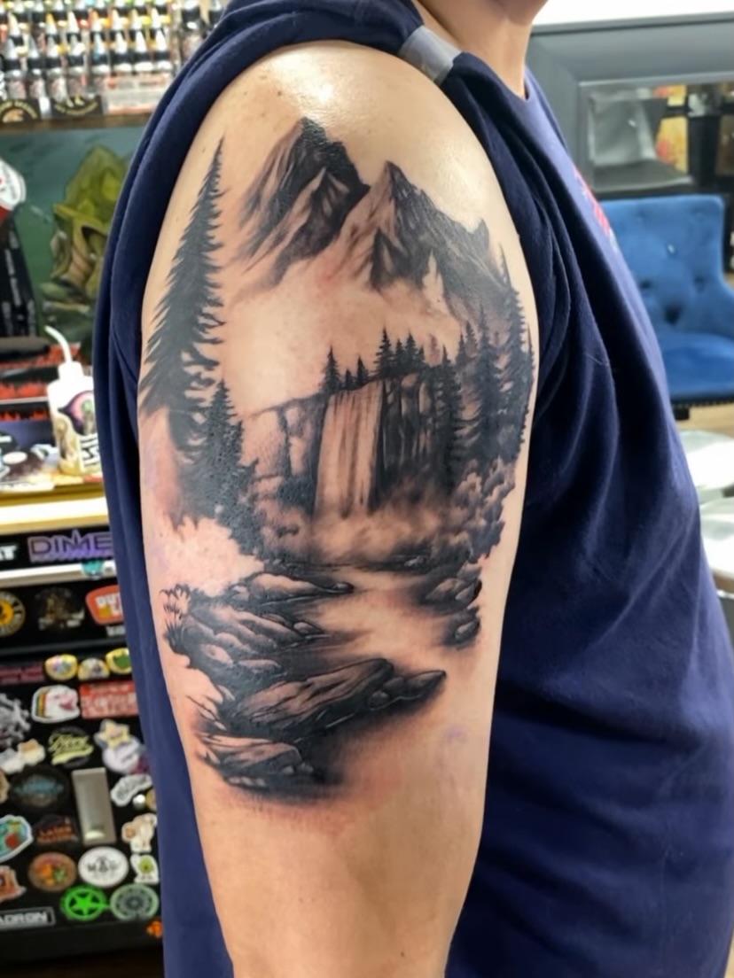Tattoo by @kenzi.tattoo — realism, black_and_grey