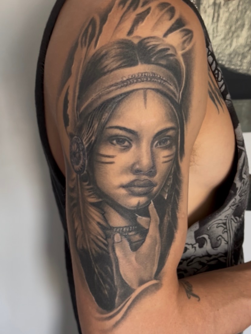 Tattoo by @kenzi.tattoo — black_and_grey, realism