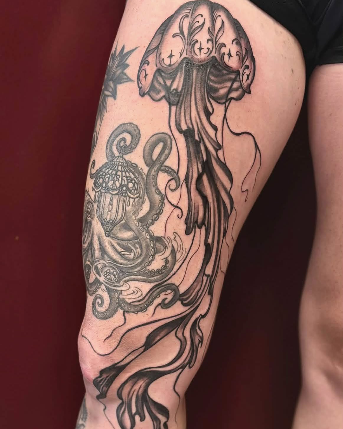 Tattoo by @ciarahofmeisterink — black_and_grey, illustrative