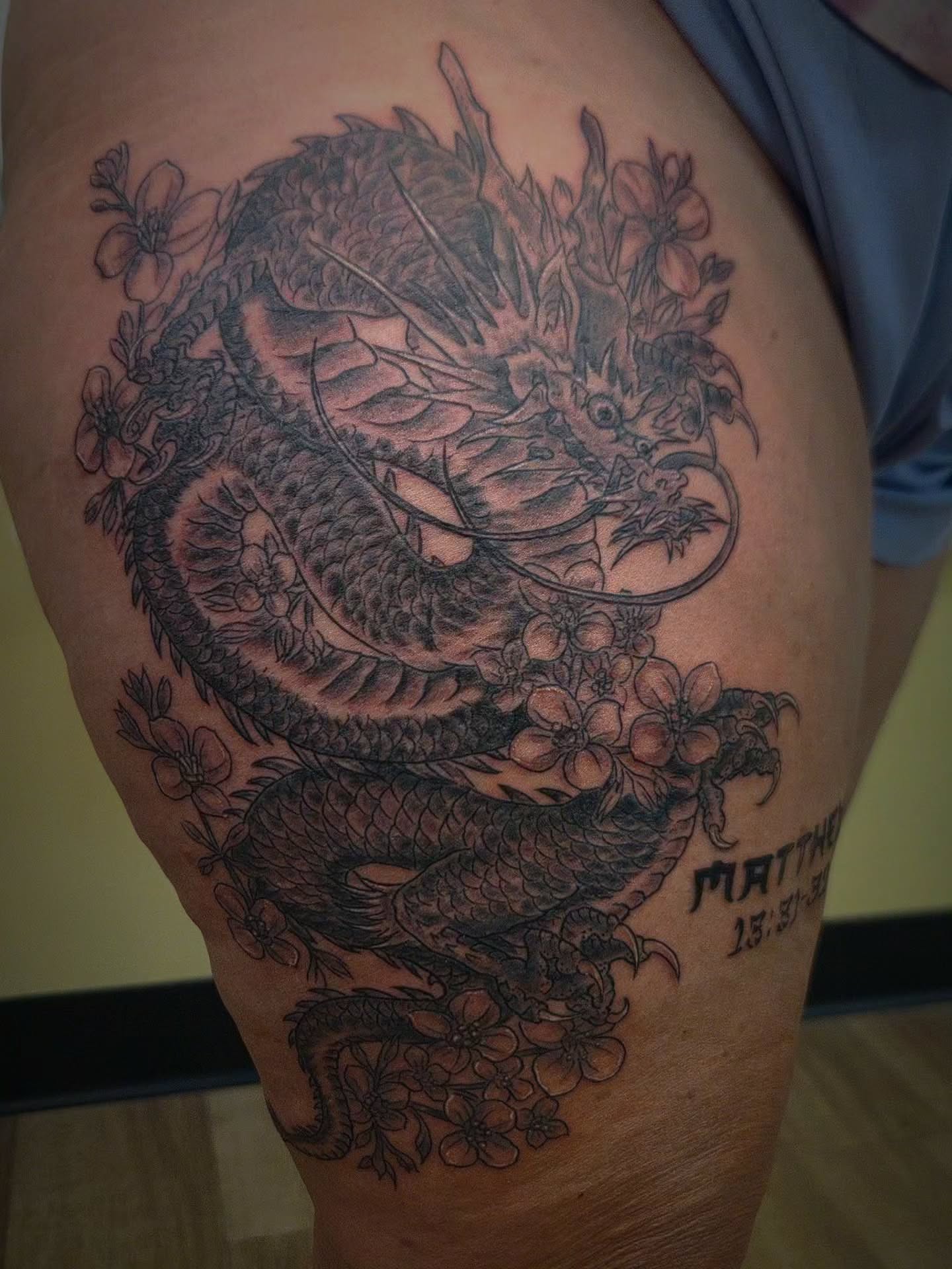 Tattoo by @ivanthewild — black_and_grey, japanese_irezumi