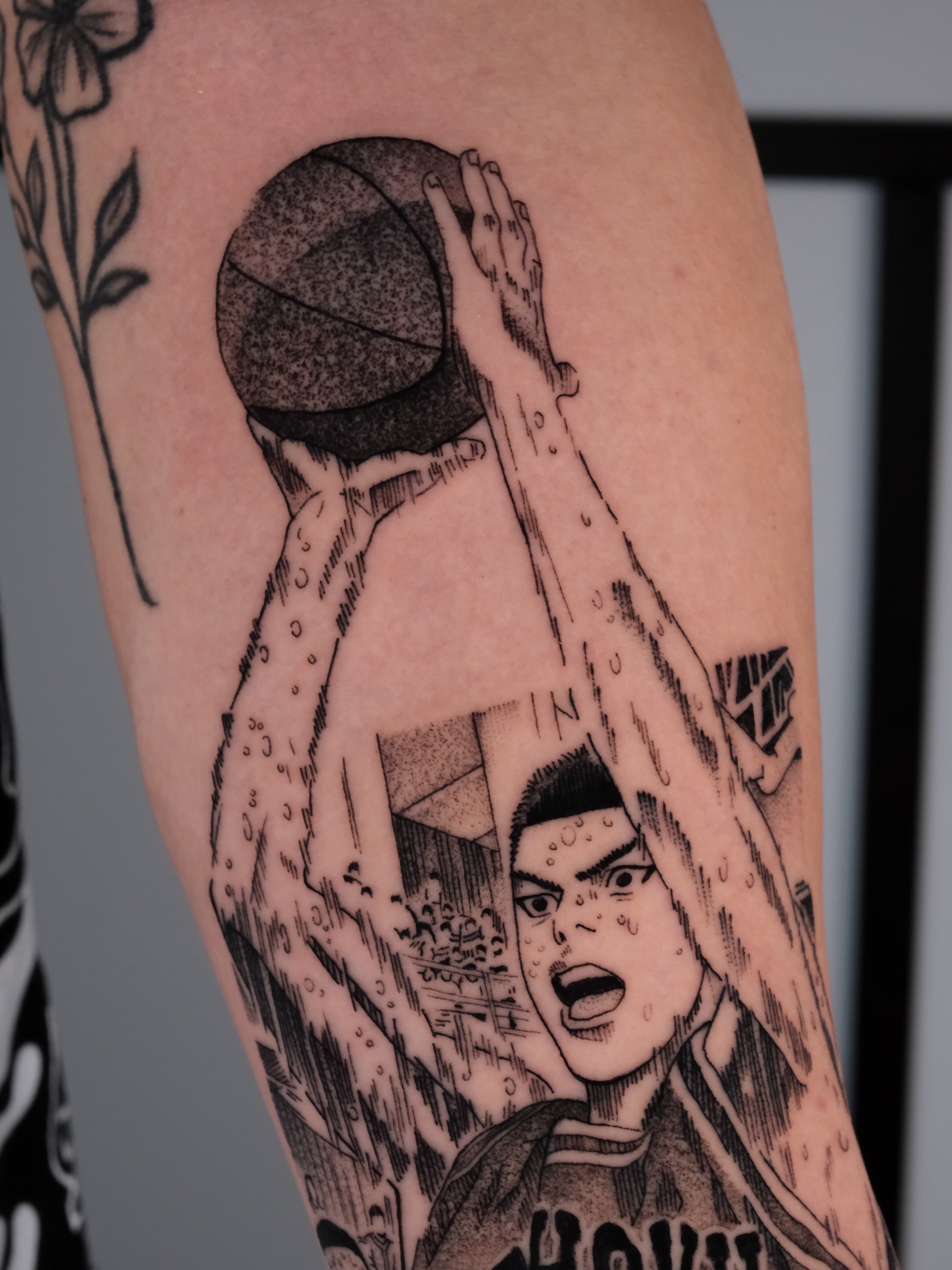 Tattoo by @yakir.tattooer — black_and_grey