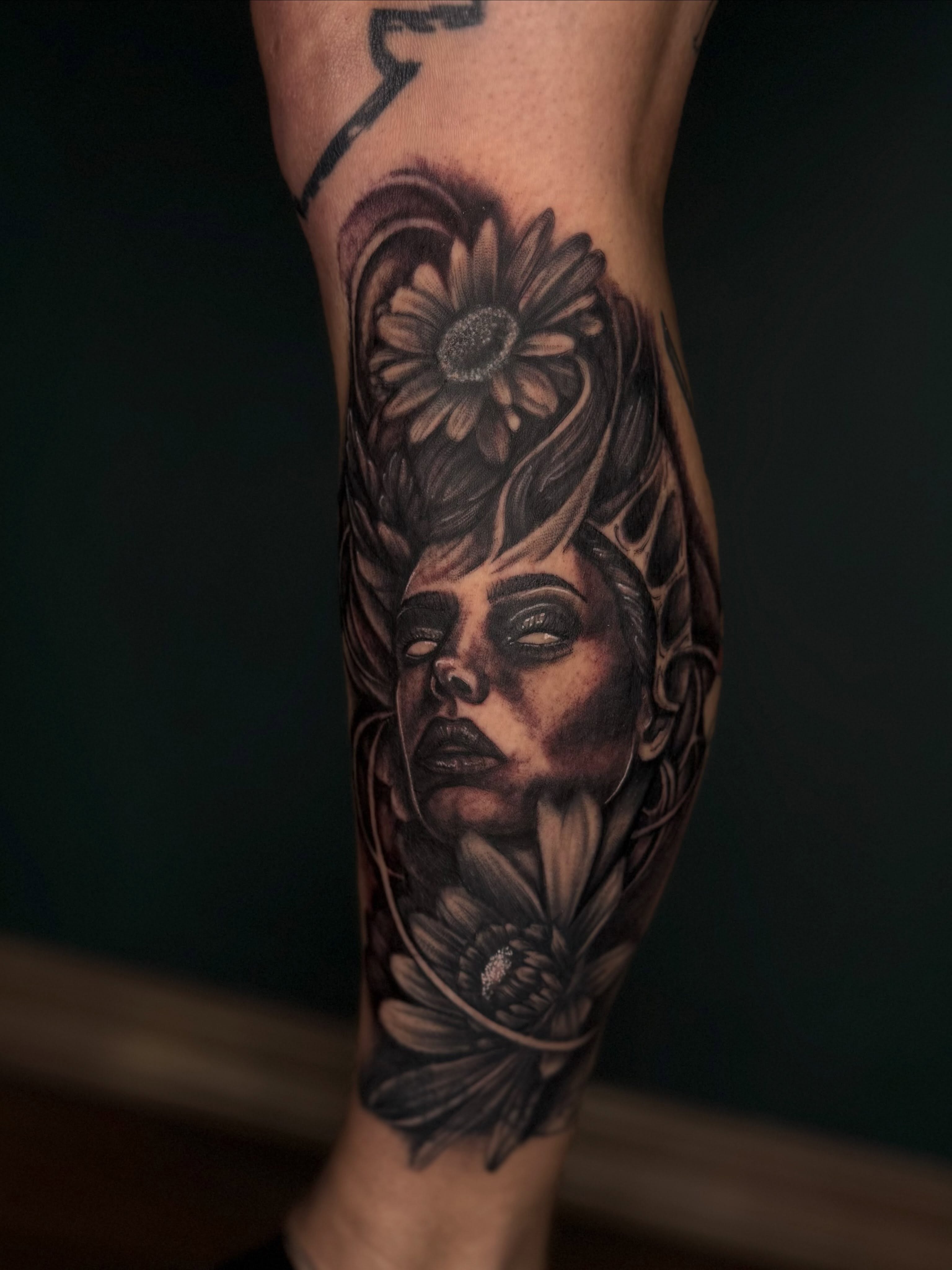 Tattoo by @tink_tattoos — realism, dark_realism