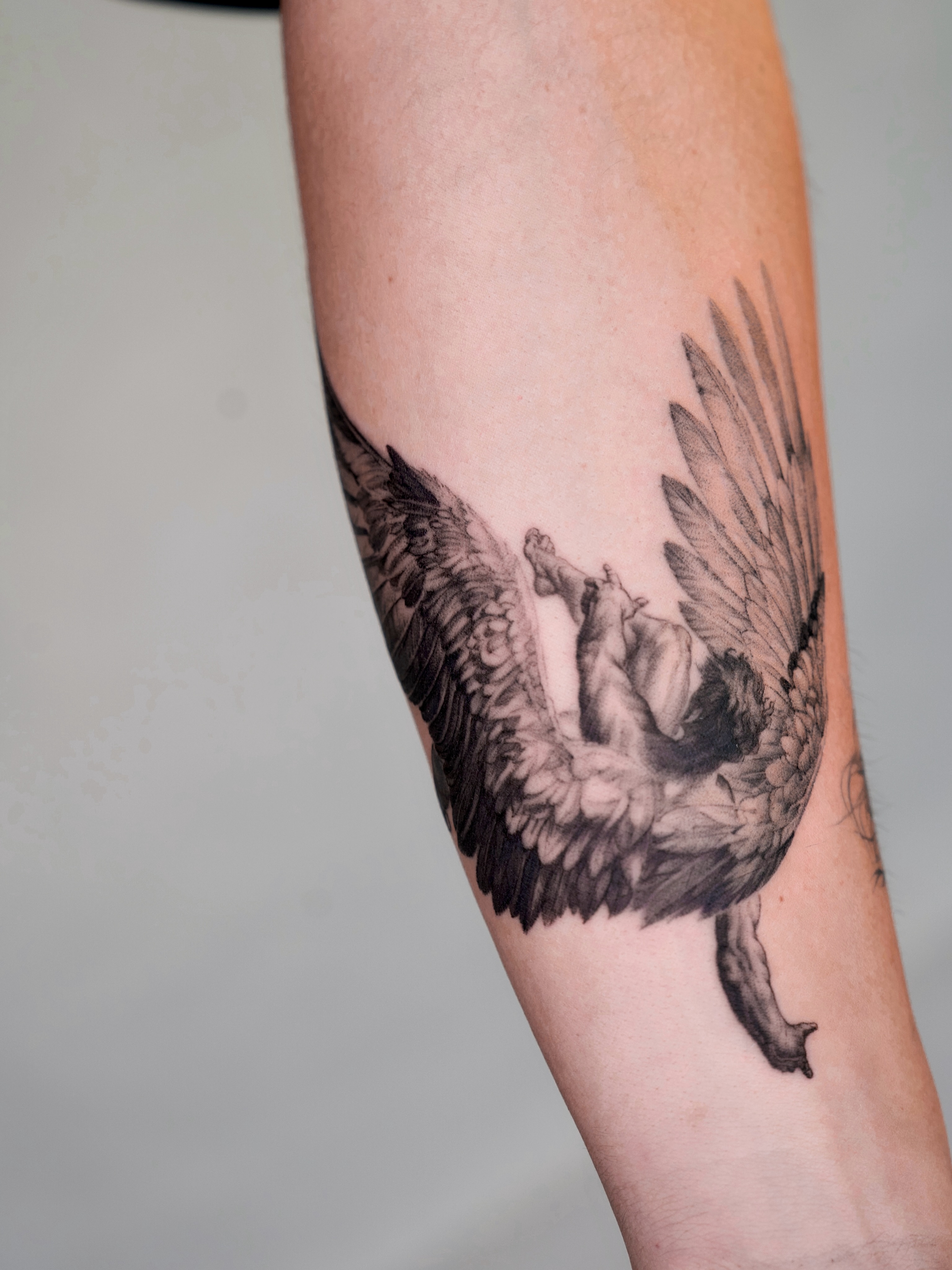 Tattoo by @modoink_reagan — black_and_grey, realism
