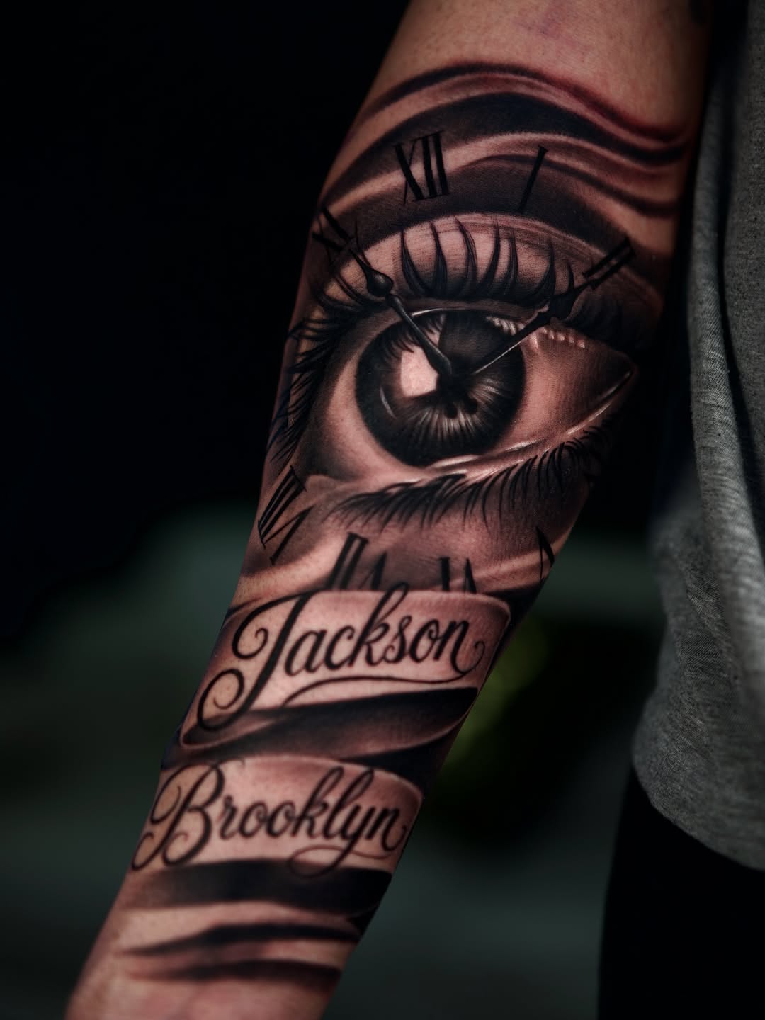 Tattoo by @onytattoos — realism, lettering_script