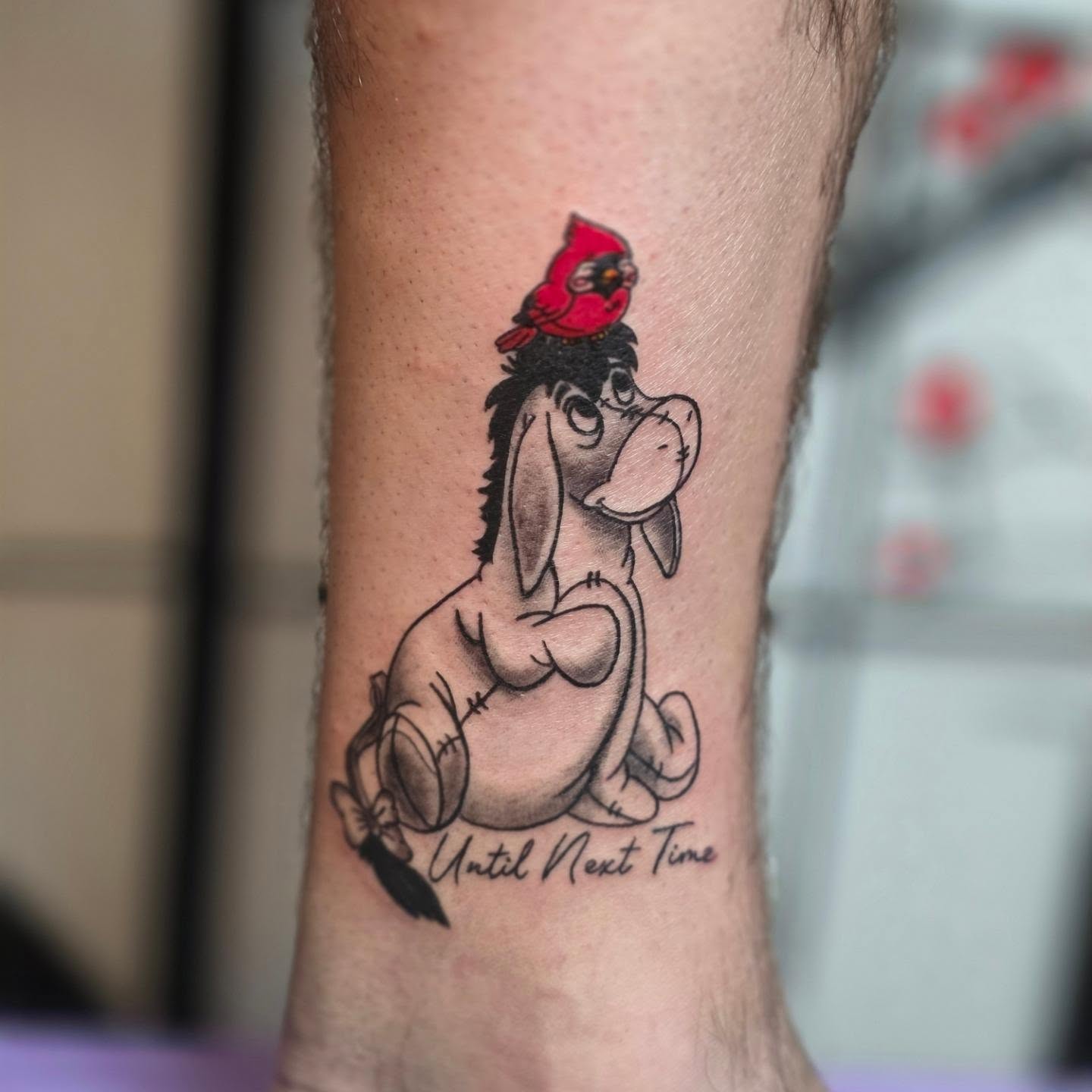 Tattoo by @yogiweebtatts — black_and_grey