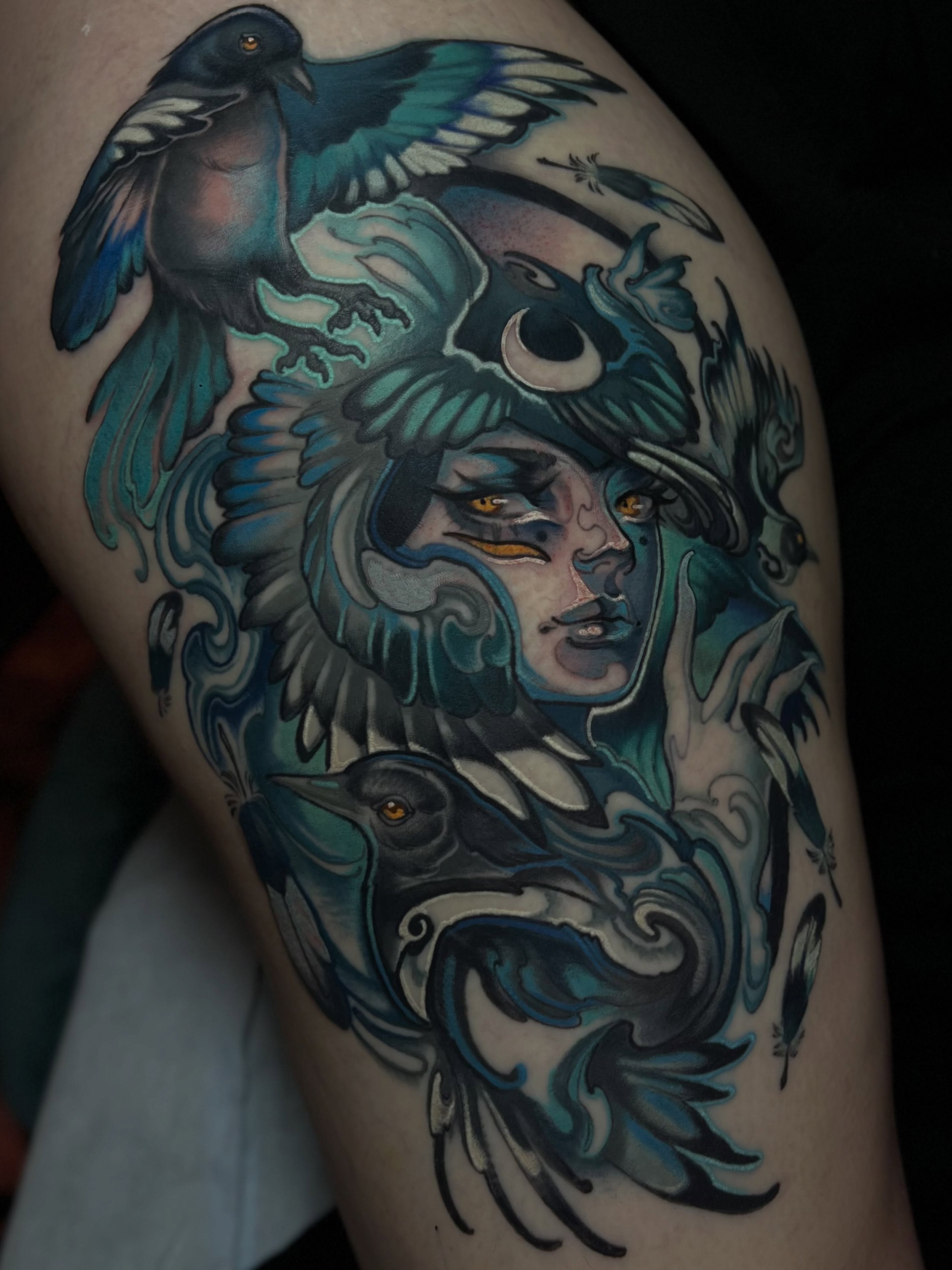 Tattoo by @scallywaggins — new_school, illustrative