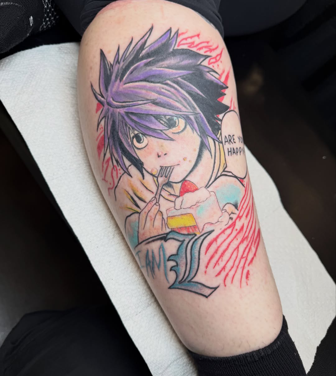 Tattoo by @yobeazytattoos — anime