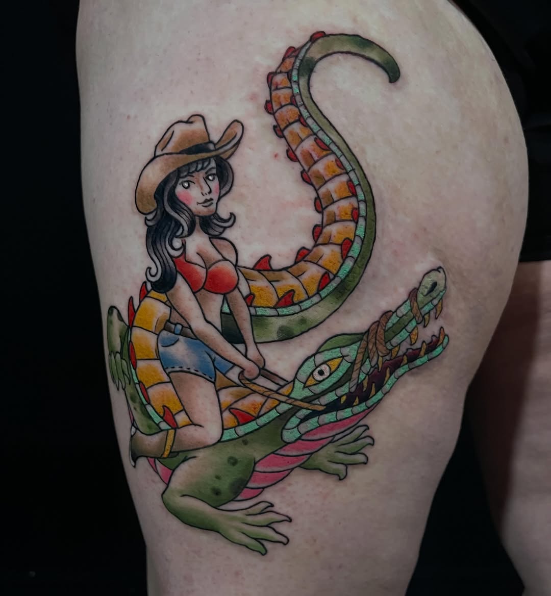 Tattoo by @dazzlefritz β american_traditional, illustrative