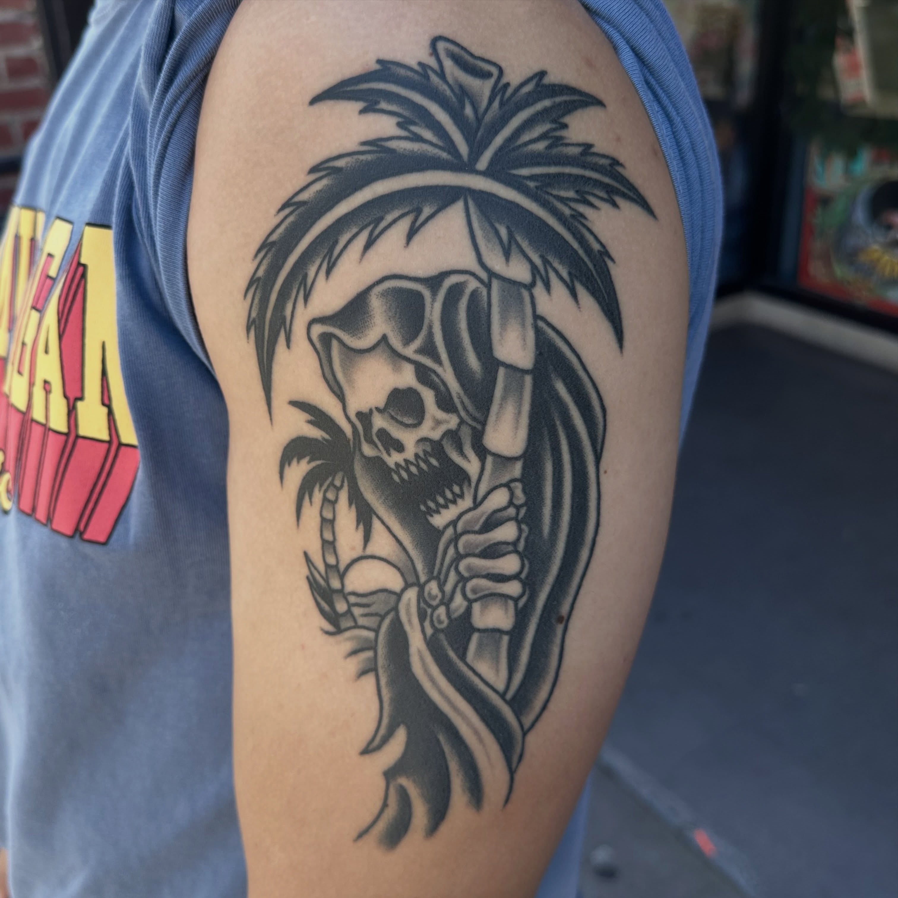 Tattoo by @bails.tattooer — black_and_grey