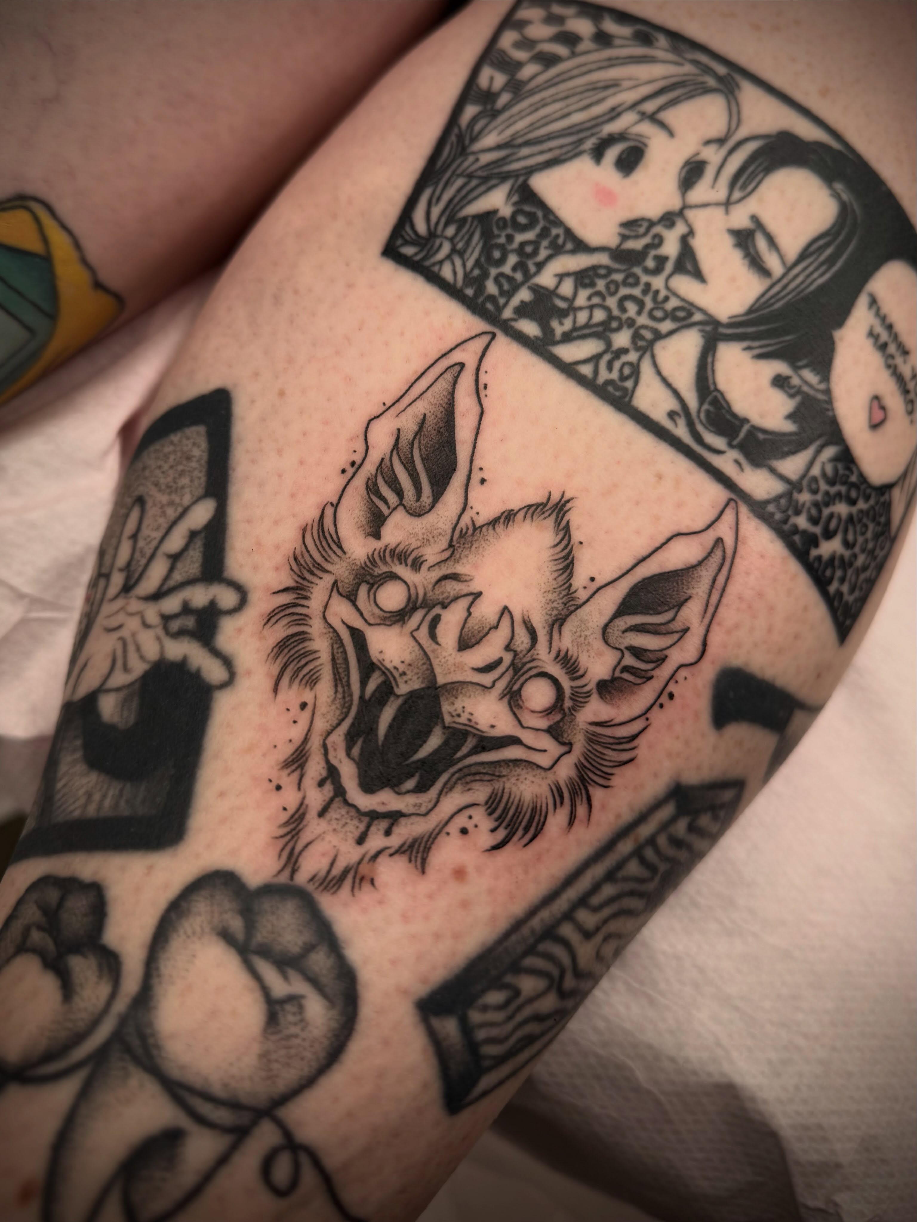Tattoo by @ziptattoo — black_and_grey
