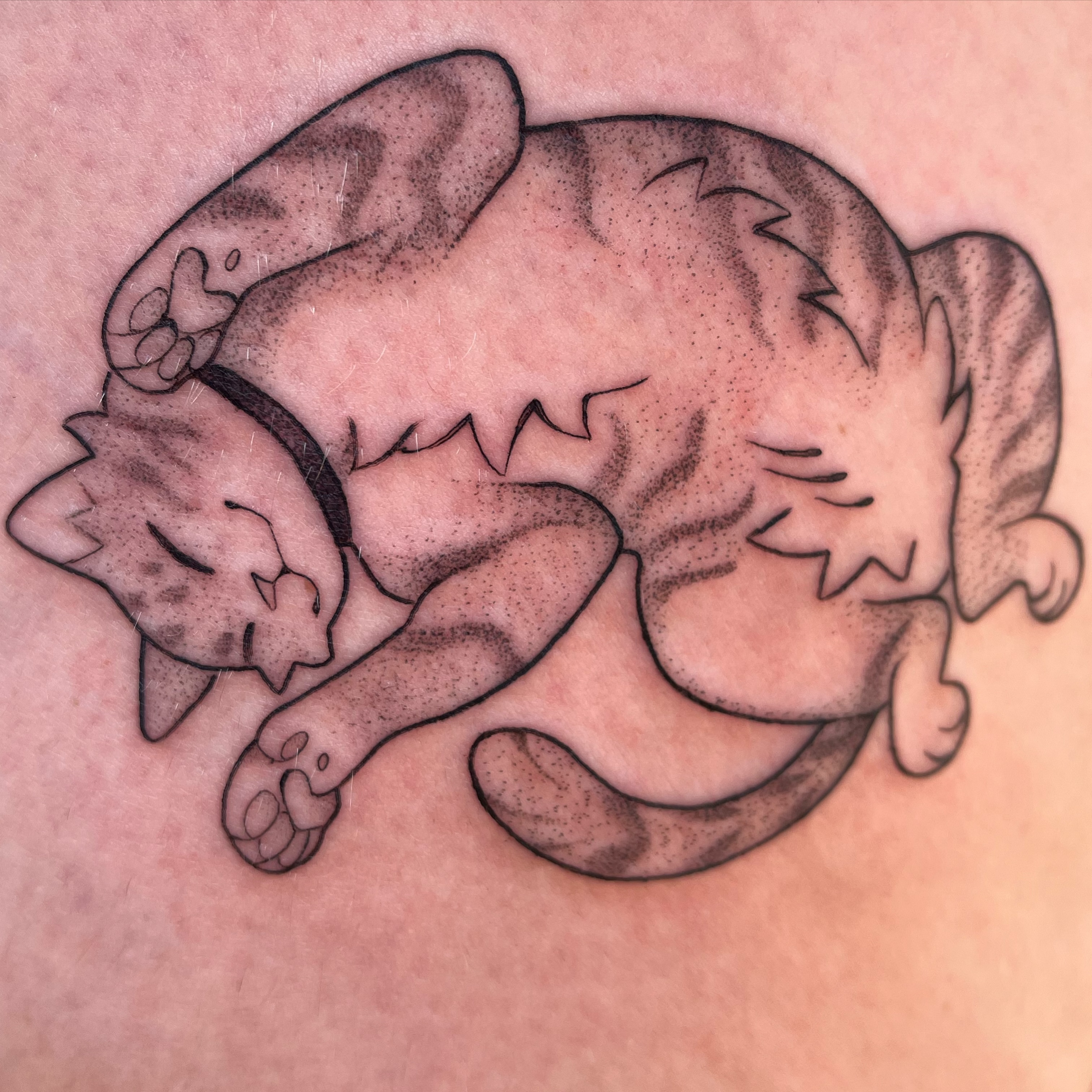 Tattoo by @inkneous — dotwork