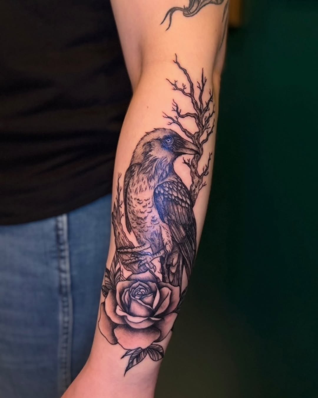 Tattoo by @artbyjessieb — black_and_grey, realism
