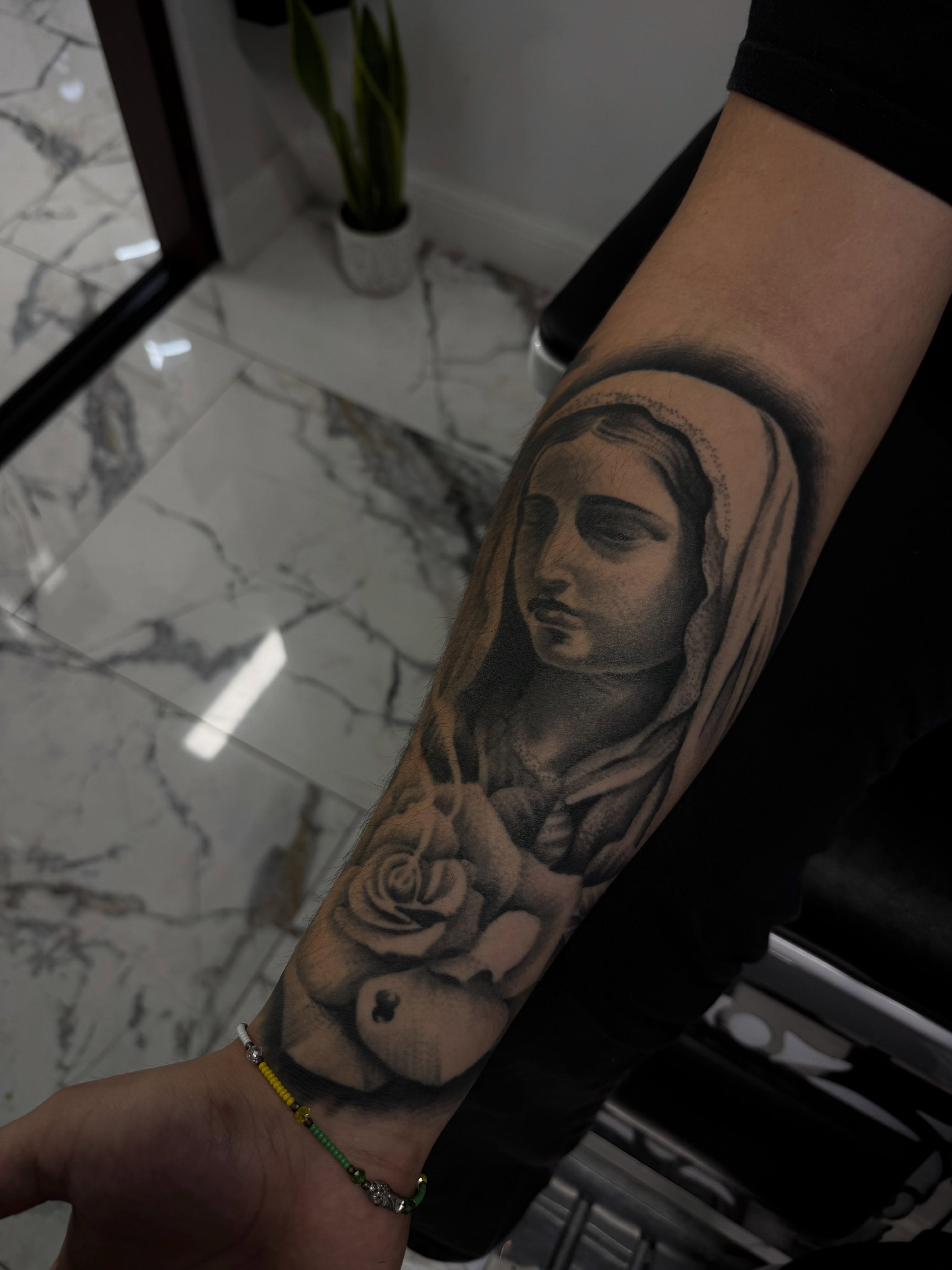 Tattoo by @santana_ink โ black_and_grey
