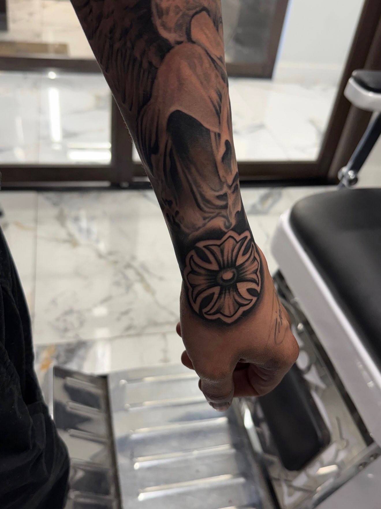 Tattoo by @santana_ink โ black_and_grey