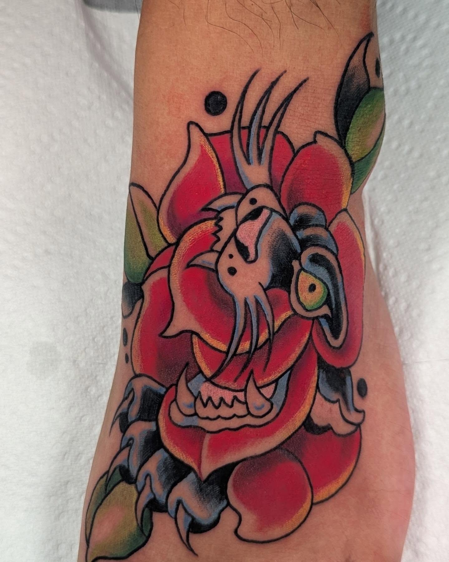 Tattoo by @folkfigment — american_traditional