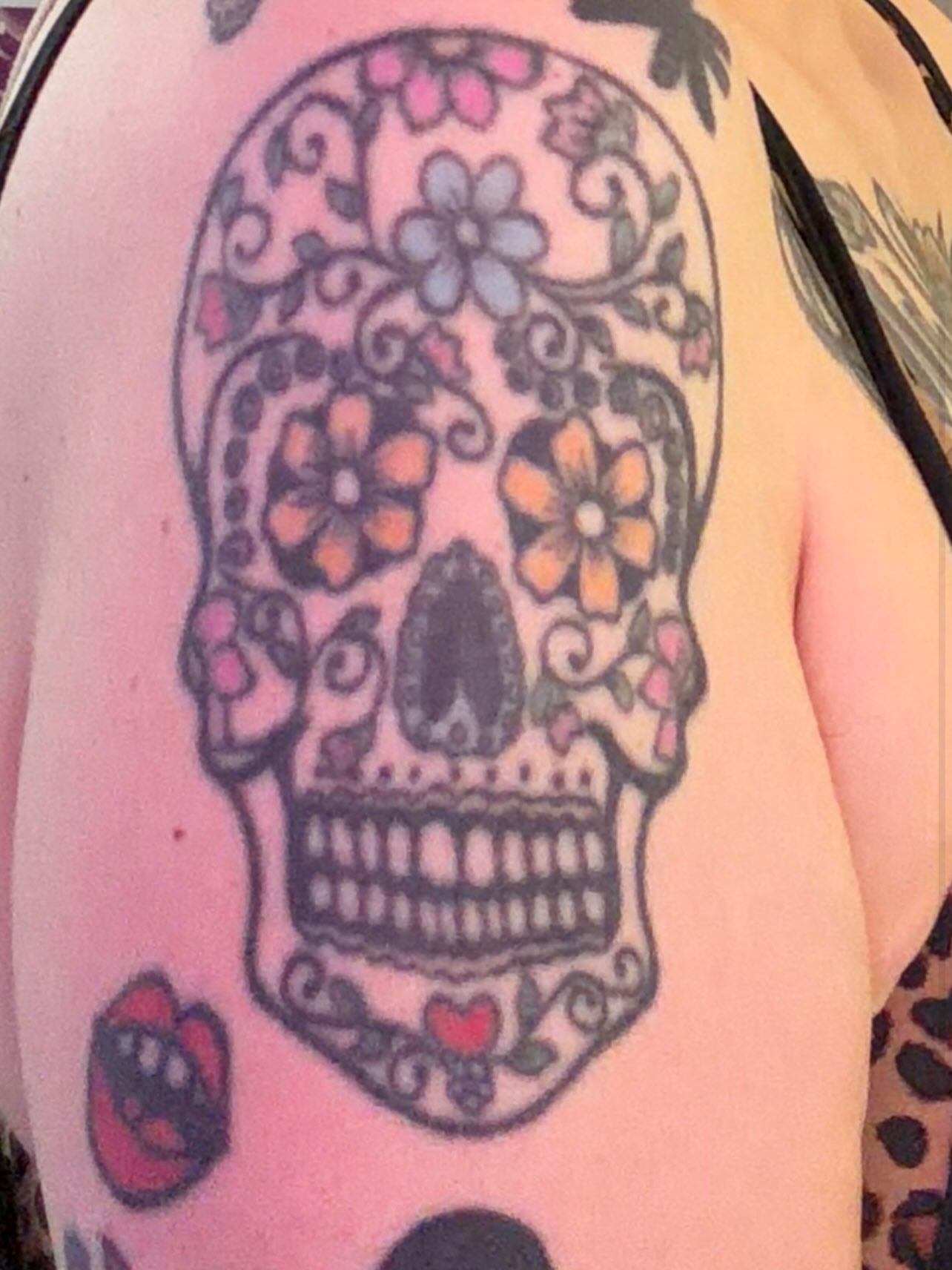 Tattoo by @jesvalentinetattoos — chicano