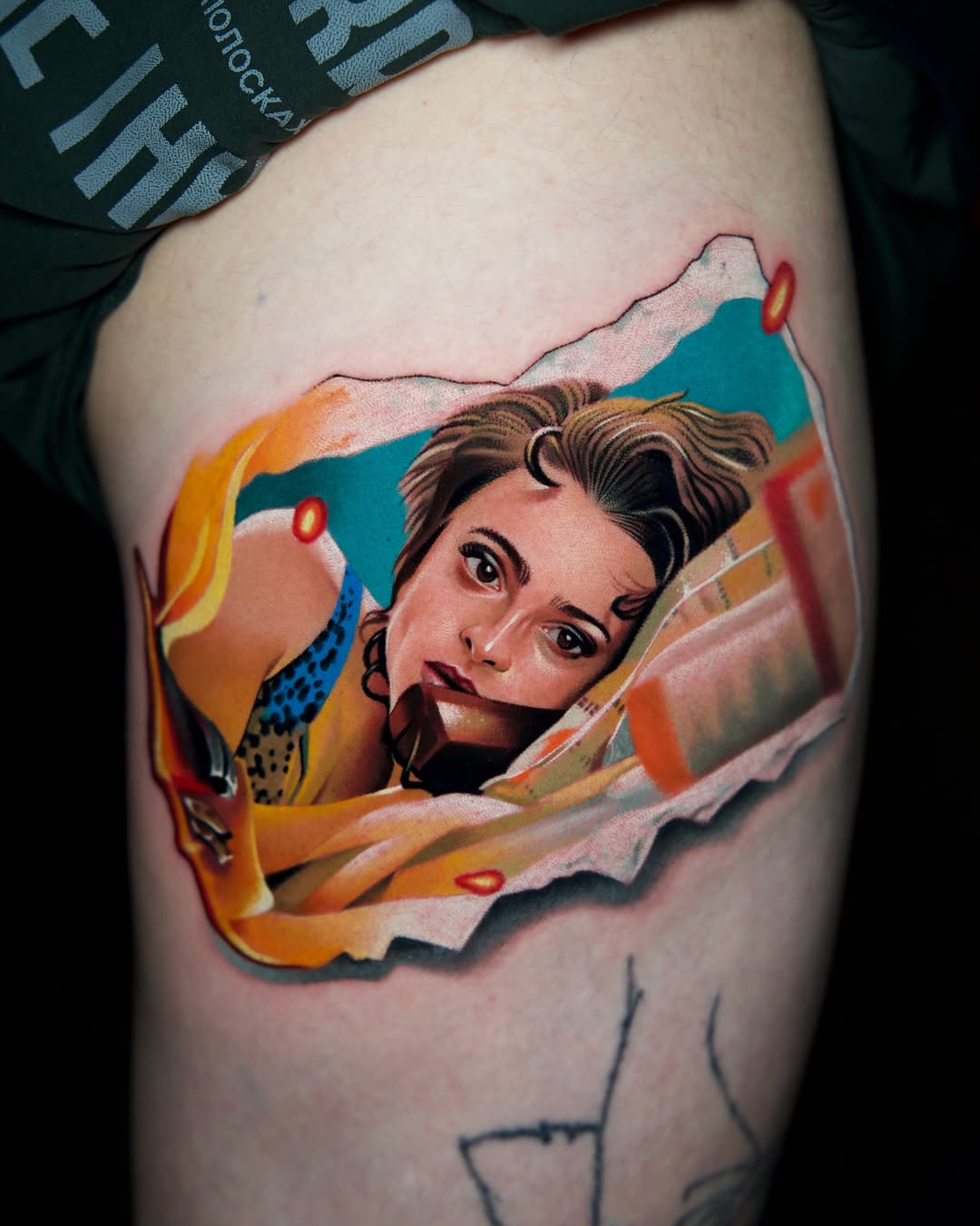 Tattoo by @jfrancistattoo — realism, trash_polka