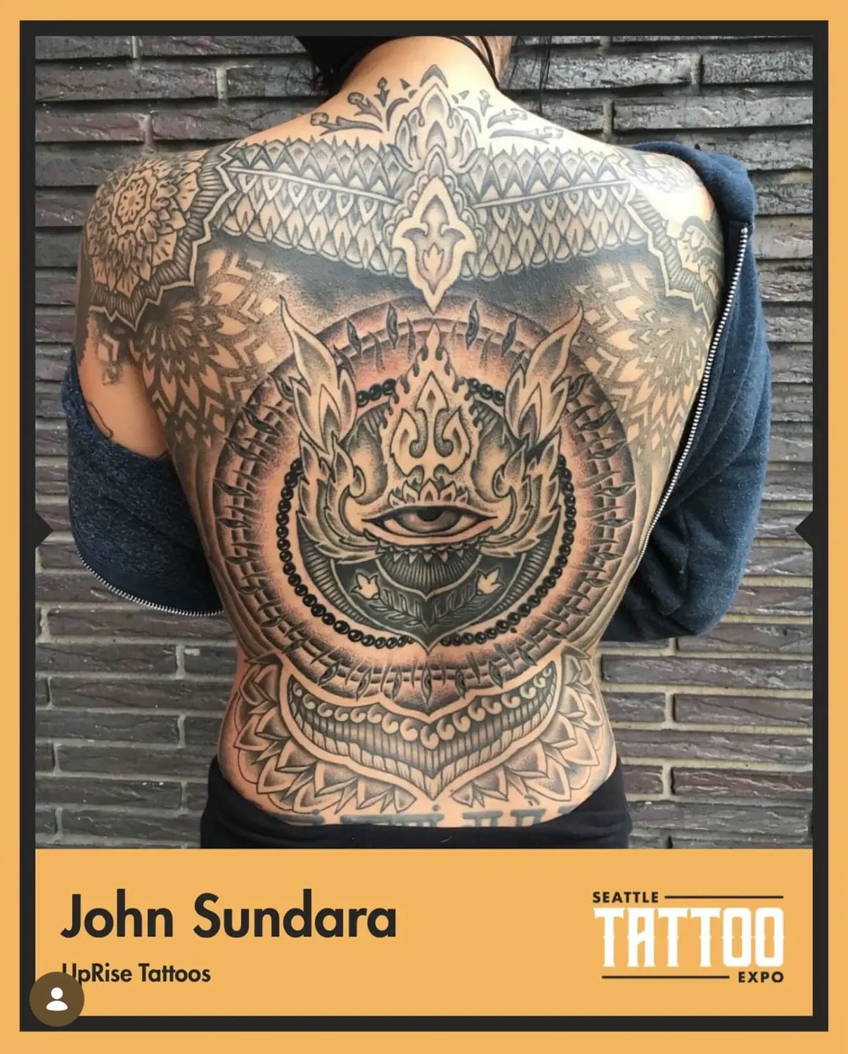 Tattoo by @mekong_lotus — geometric, tribal