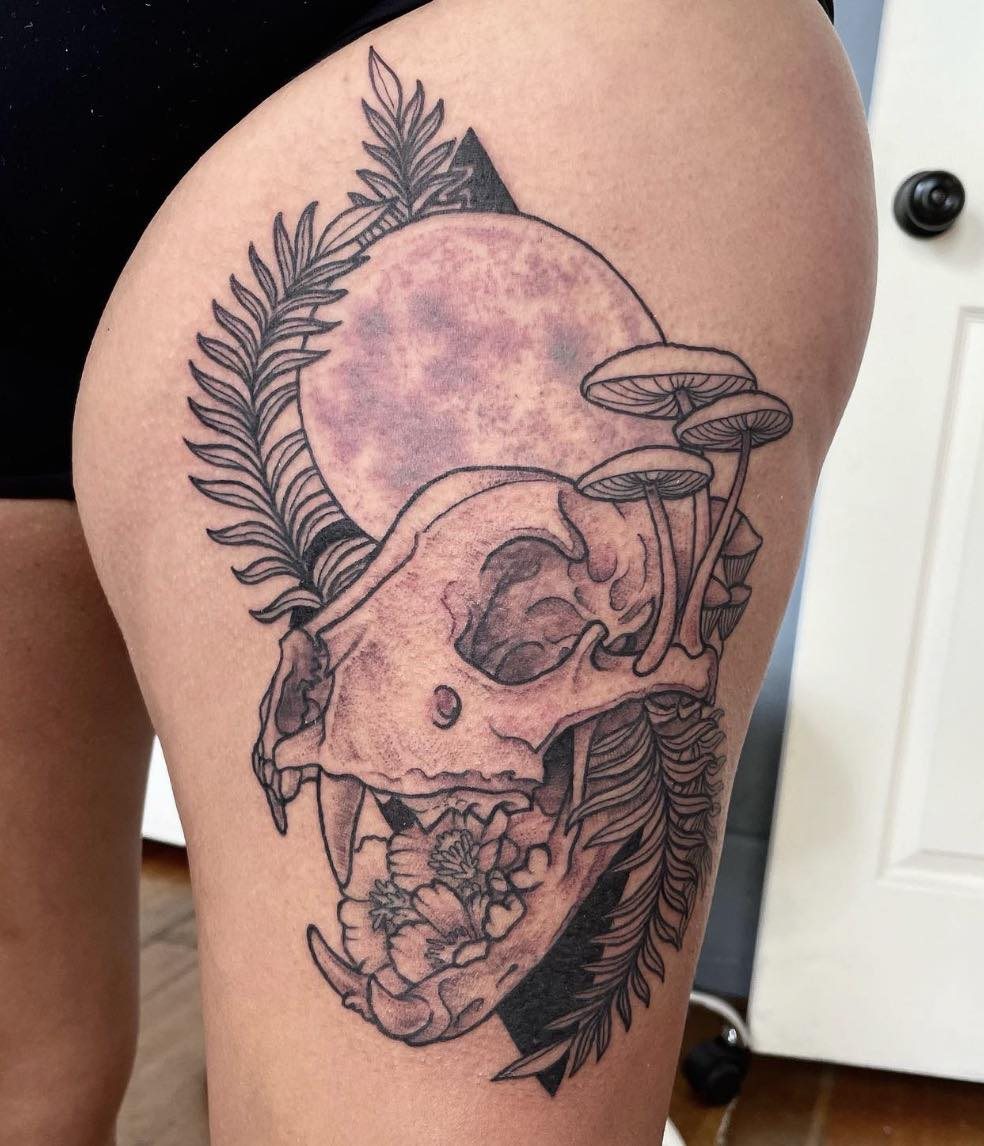 Tattoo by @unicronartworks — black_and_grey, realism