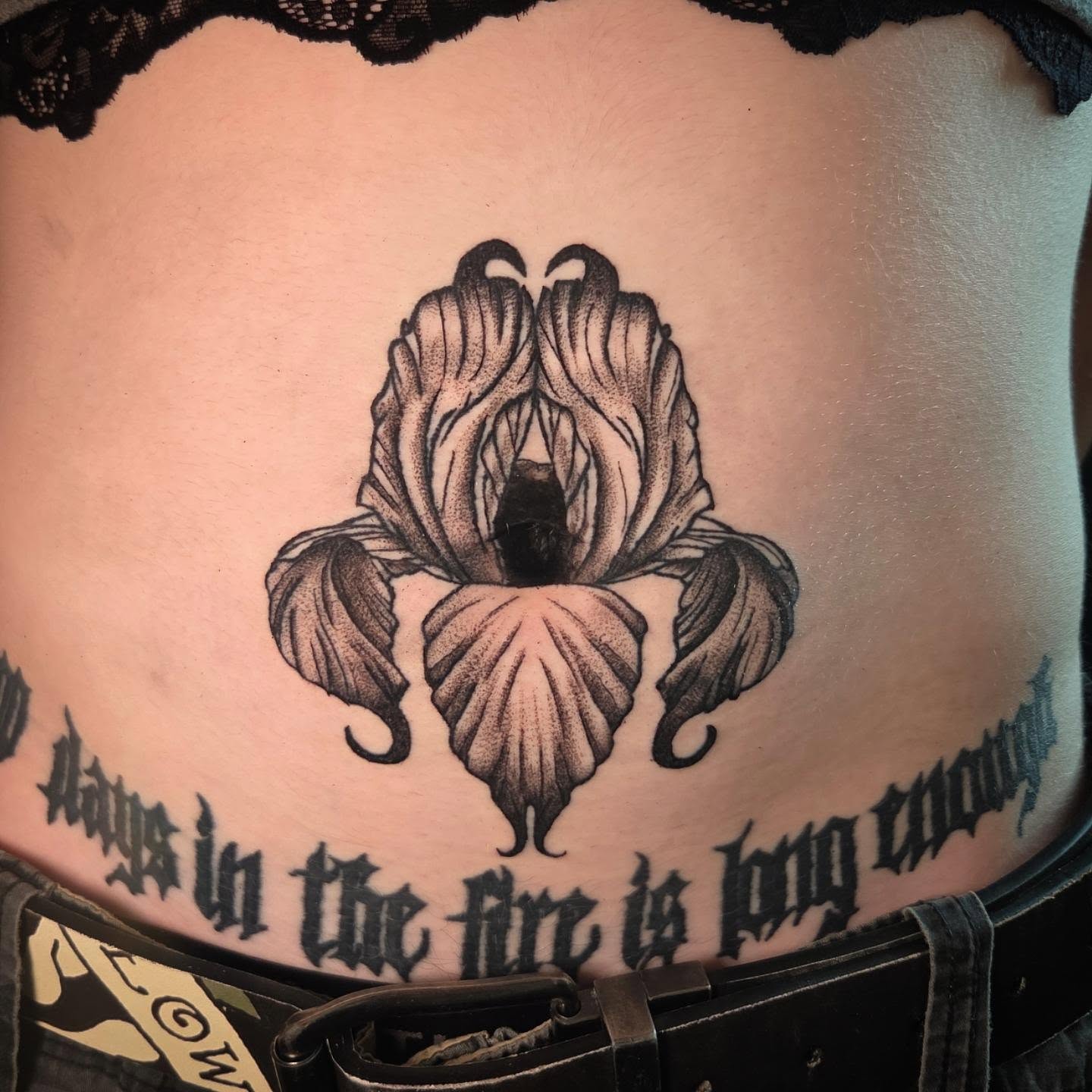 Tattoo by @bongobodyart — black_and_grey