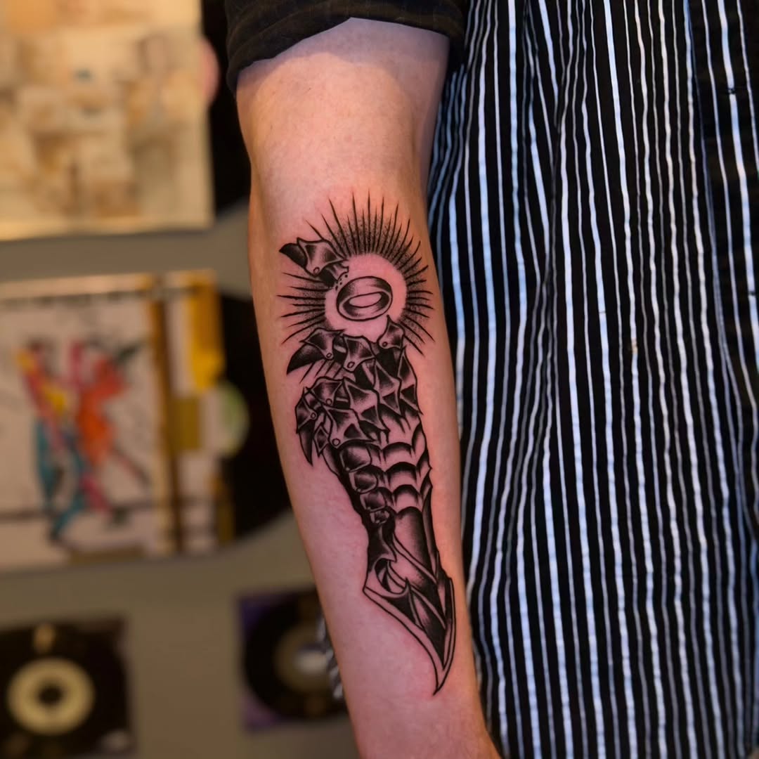 Tattoo by @altattoone — blackwork, black_and_grey
