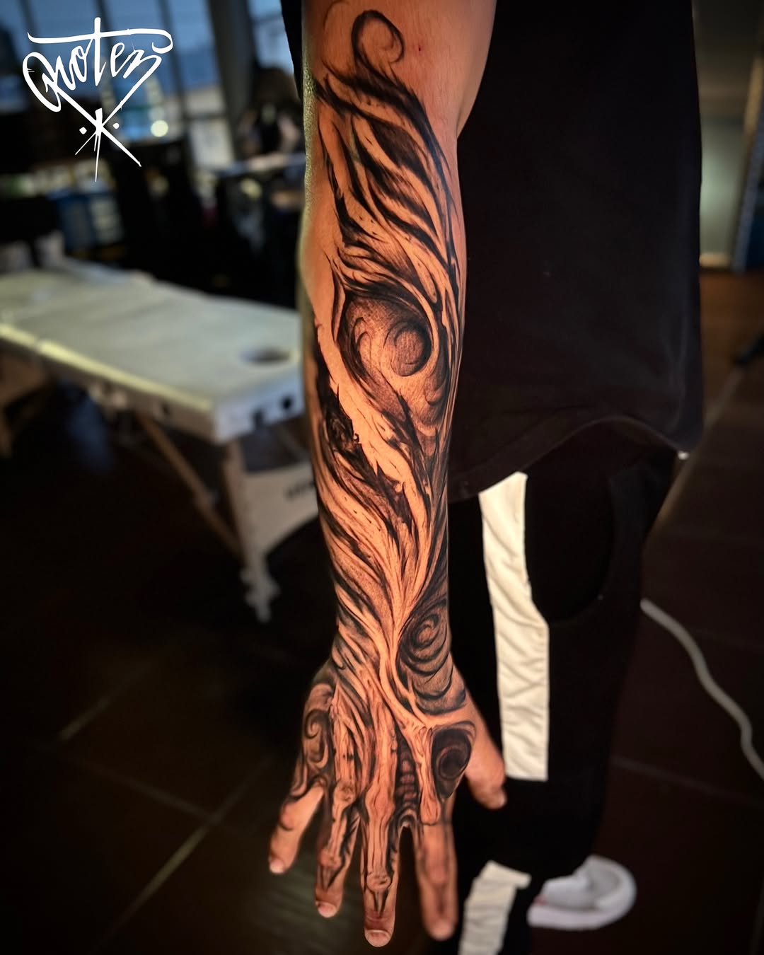 Tattoo by @rotenhill_tattoo — black_and_grey, realism