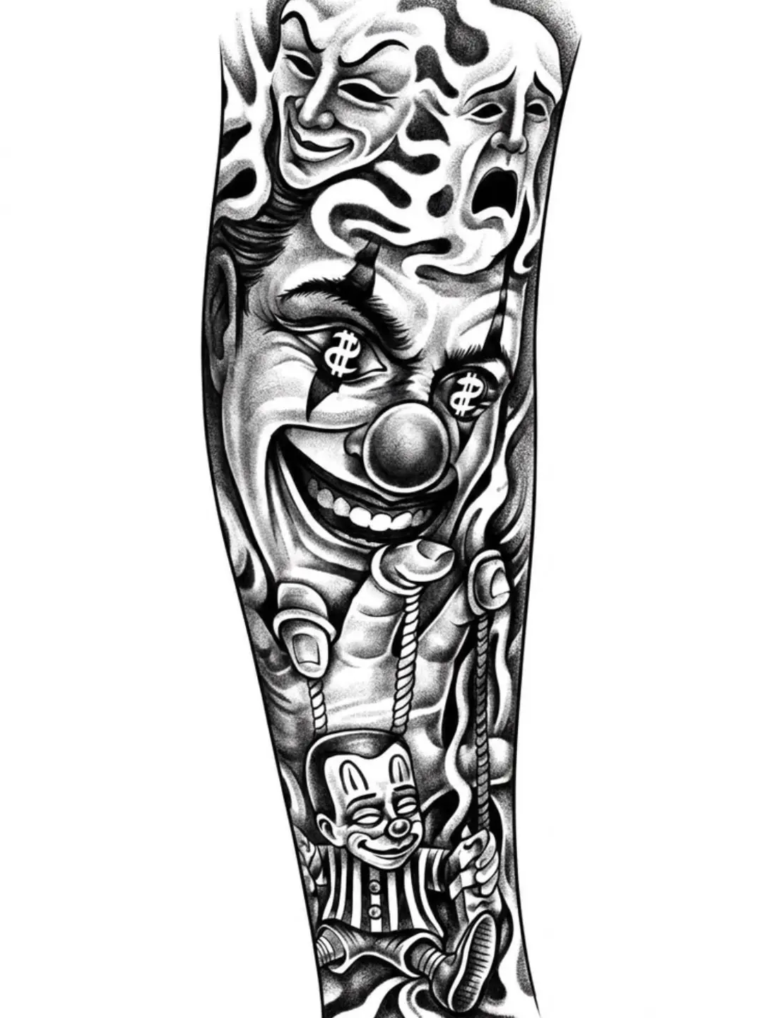 Tattoo by @dgzinn_ink โ black_and_grey
