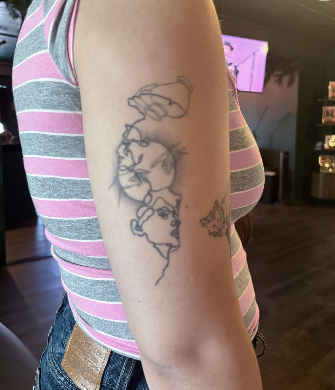 Tattoo by @call.me.crybabyy — black_and_grey