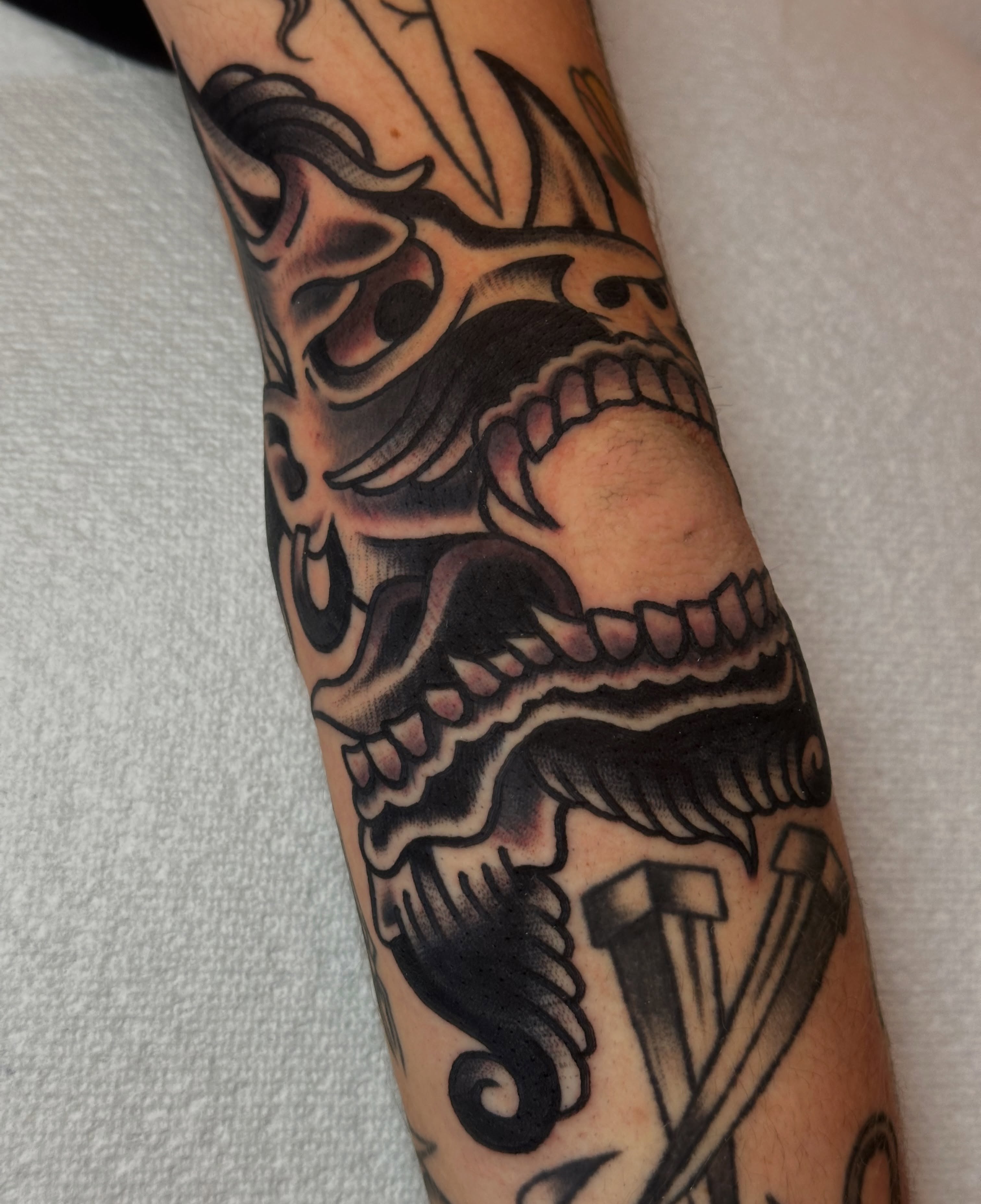 Tattoo by @christianrieben — american_traditional, black_and_grey