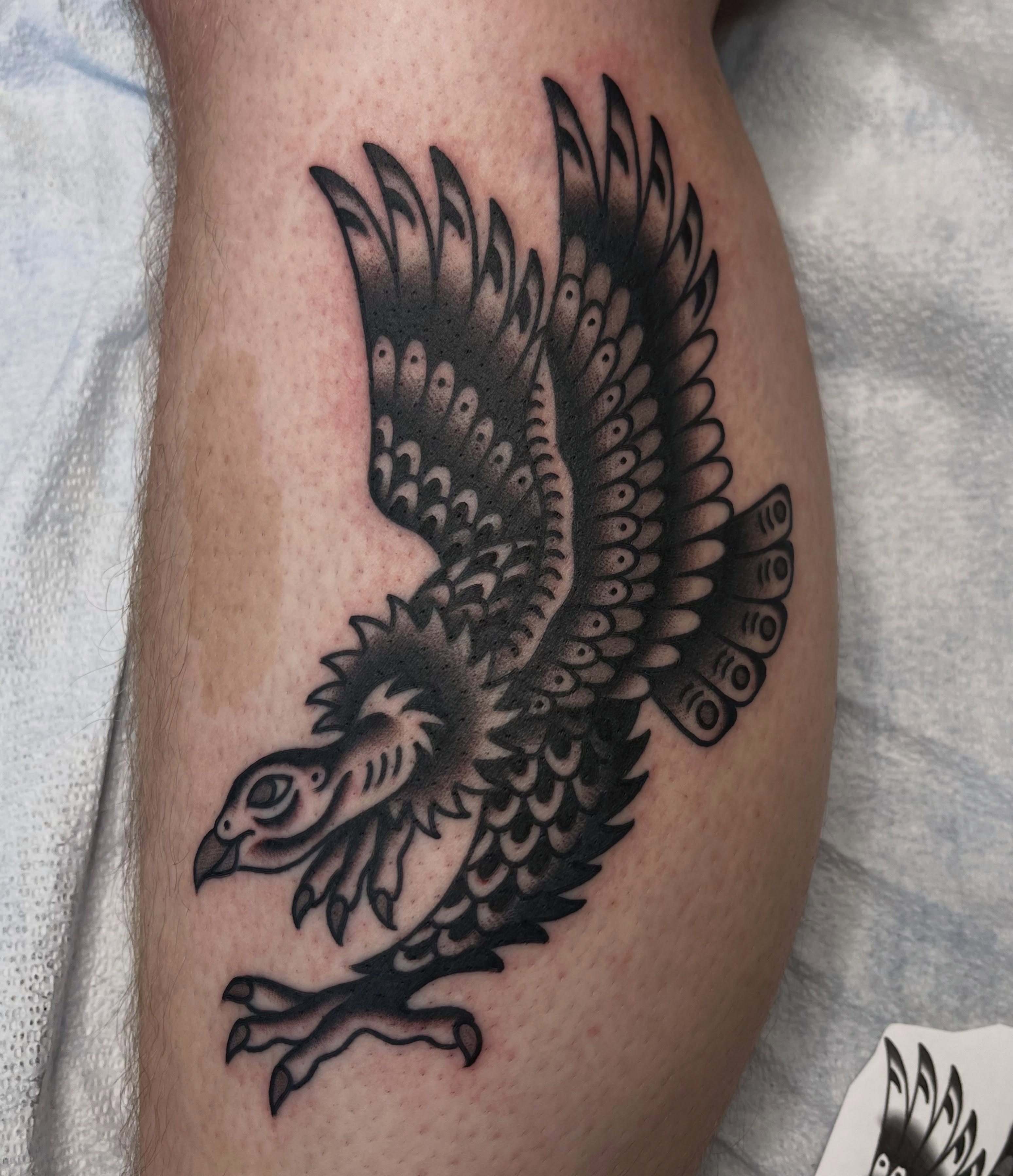 Tattoo by @kgibsontattoos — black_and_grey