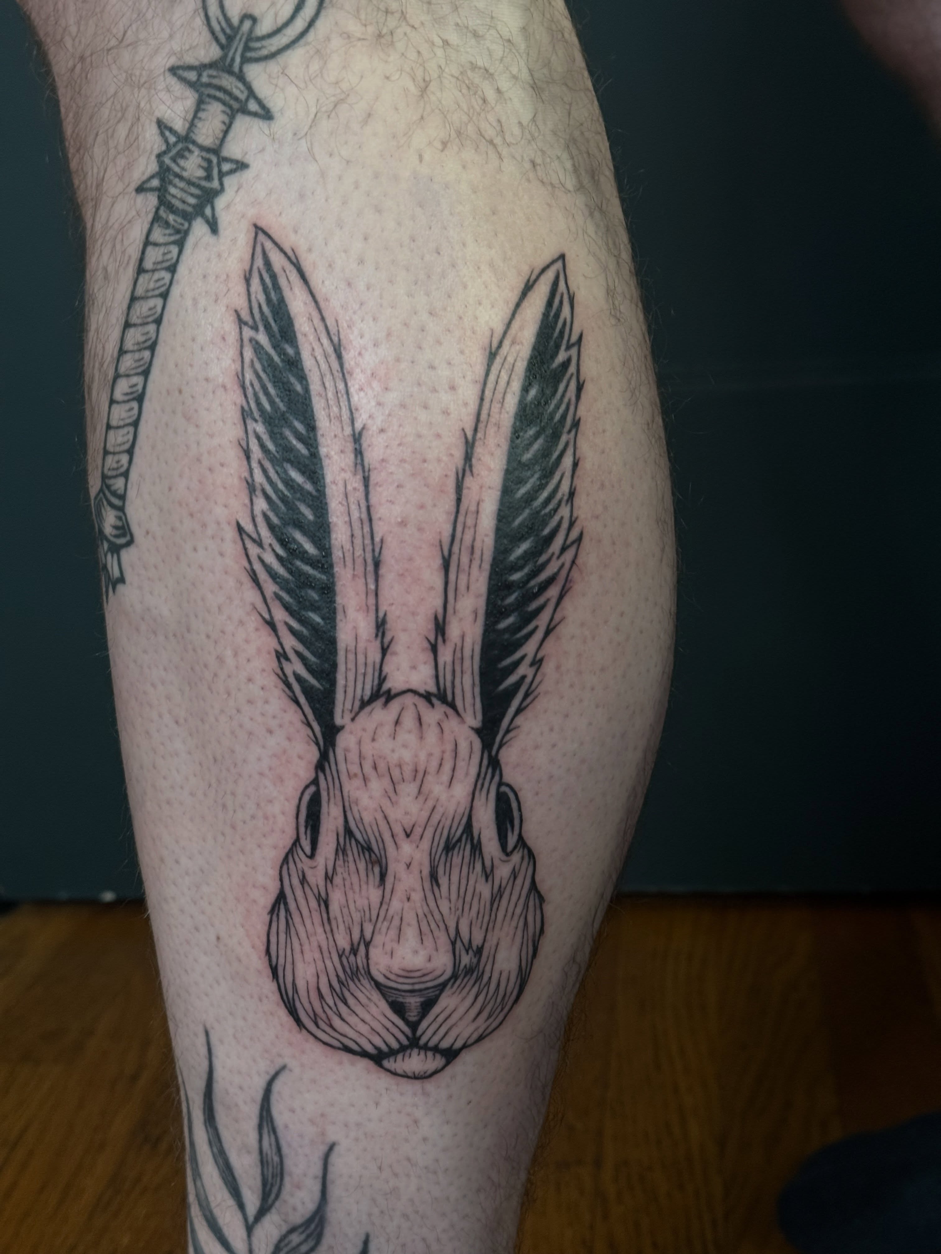 Tattoo by @pdv — black_and_grey, realism