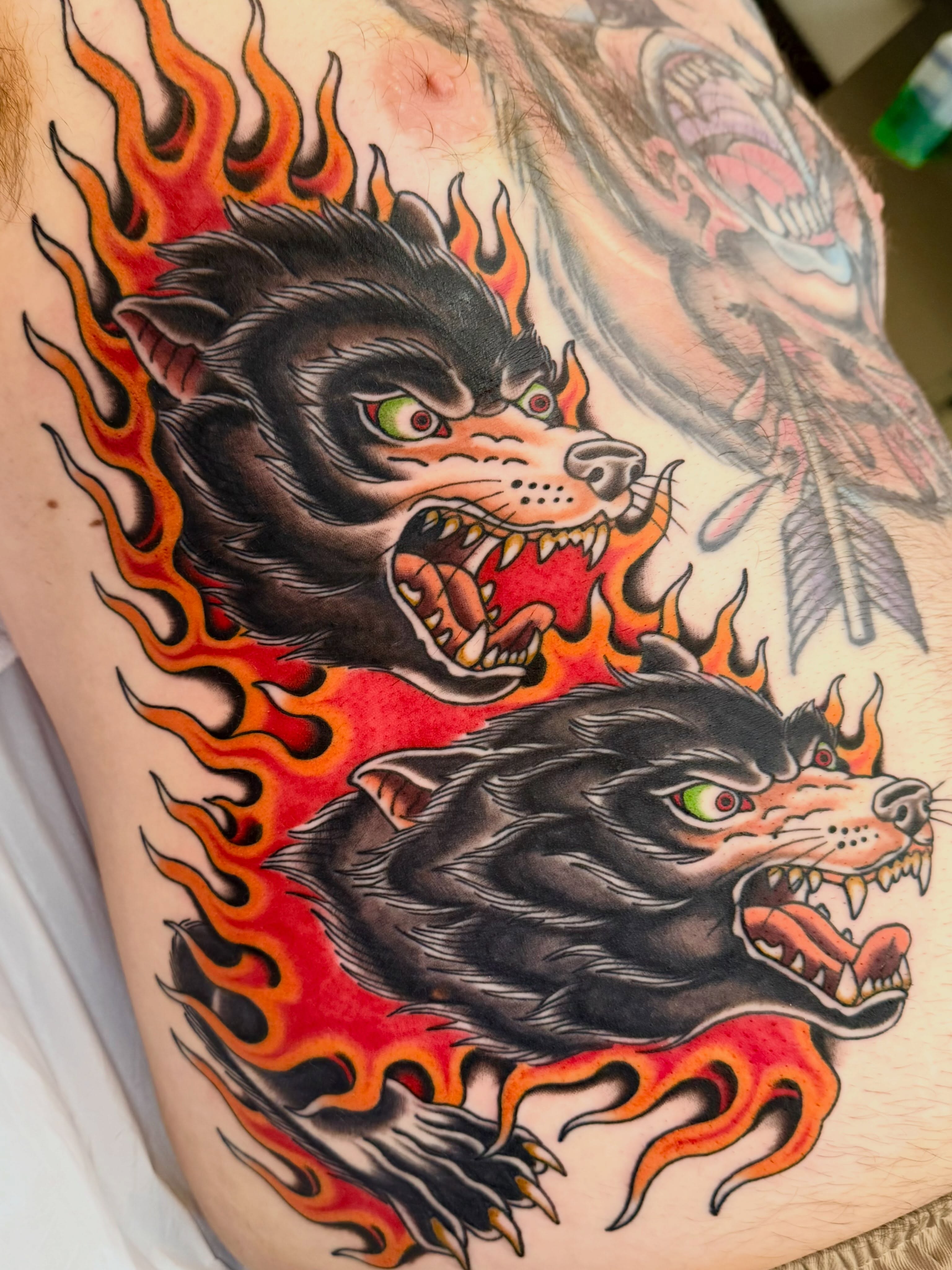 Tattoo by @brandontattoos — american_traditional, dark_realism